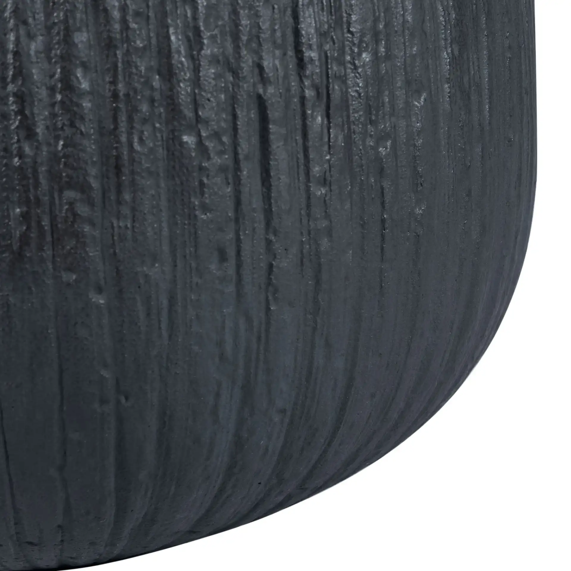 Francia Planter in Black in a styled room