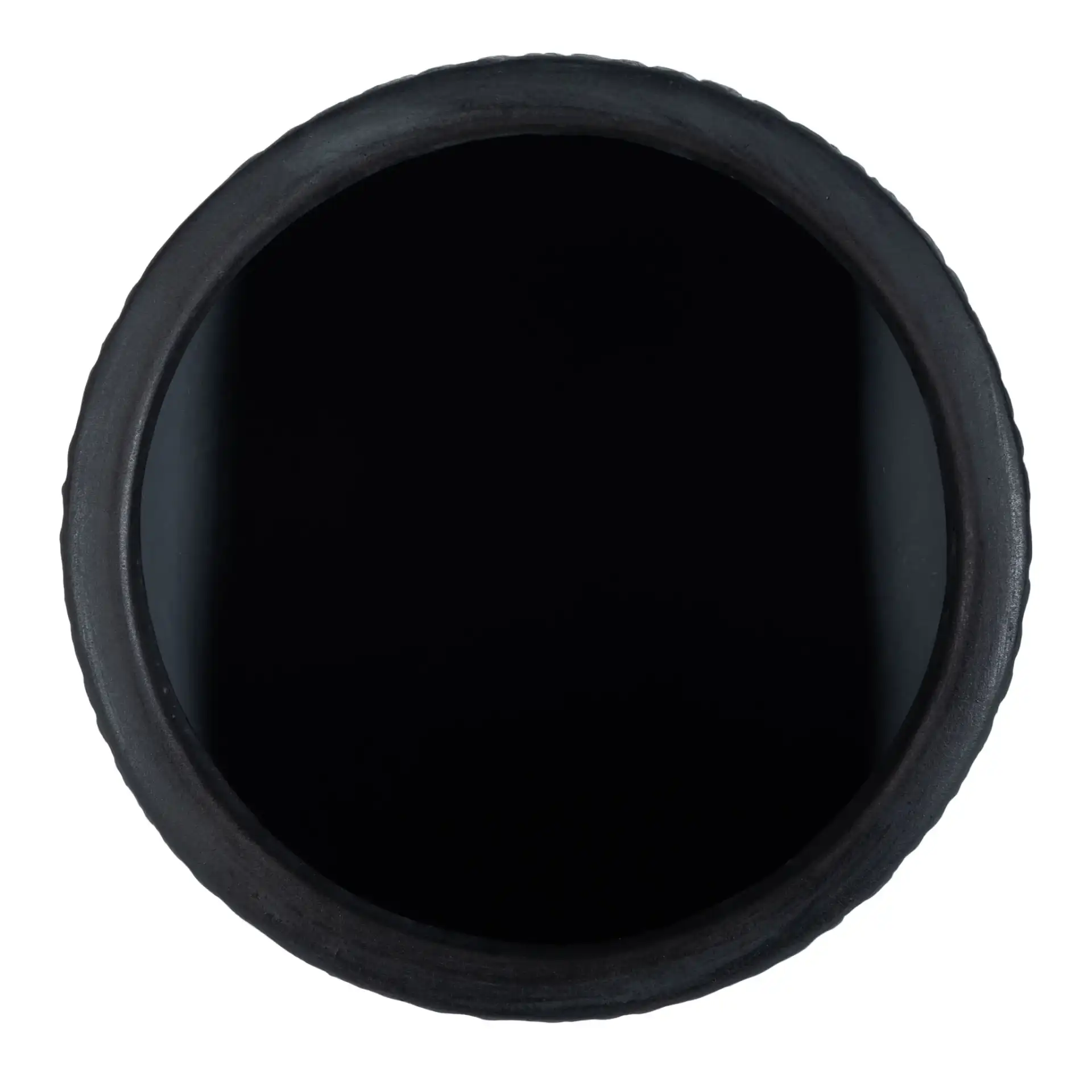Francia Planter in Black, detail view