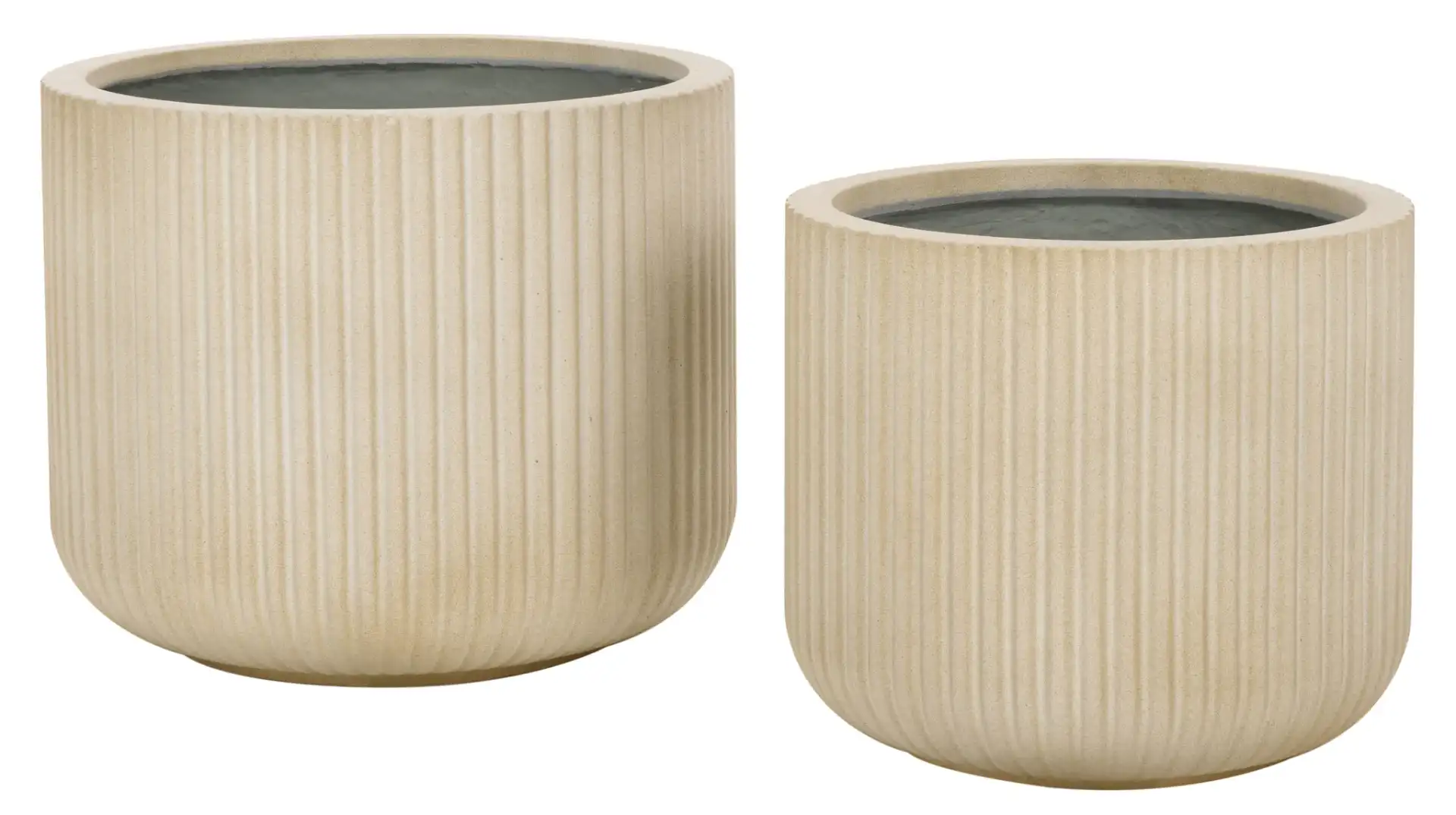 Lucca Planter Pot (Set Of 2) in Beige
