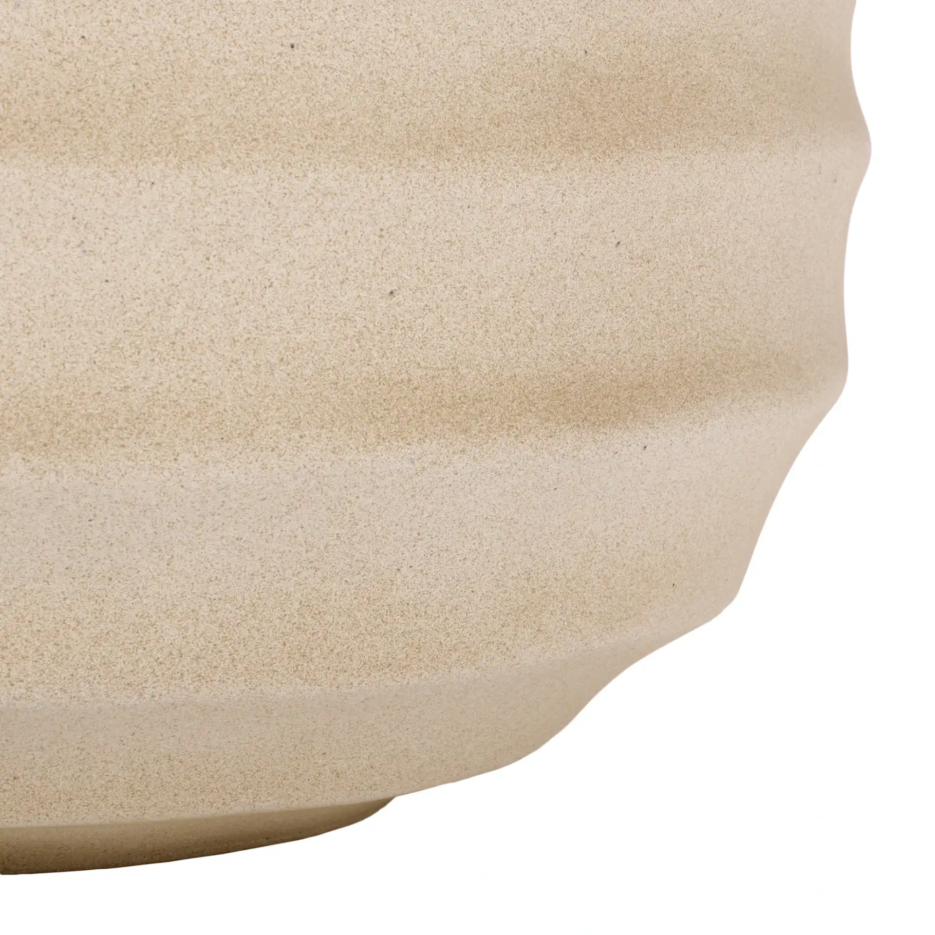 Marta Planter Pot in Beige in a styled room