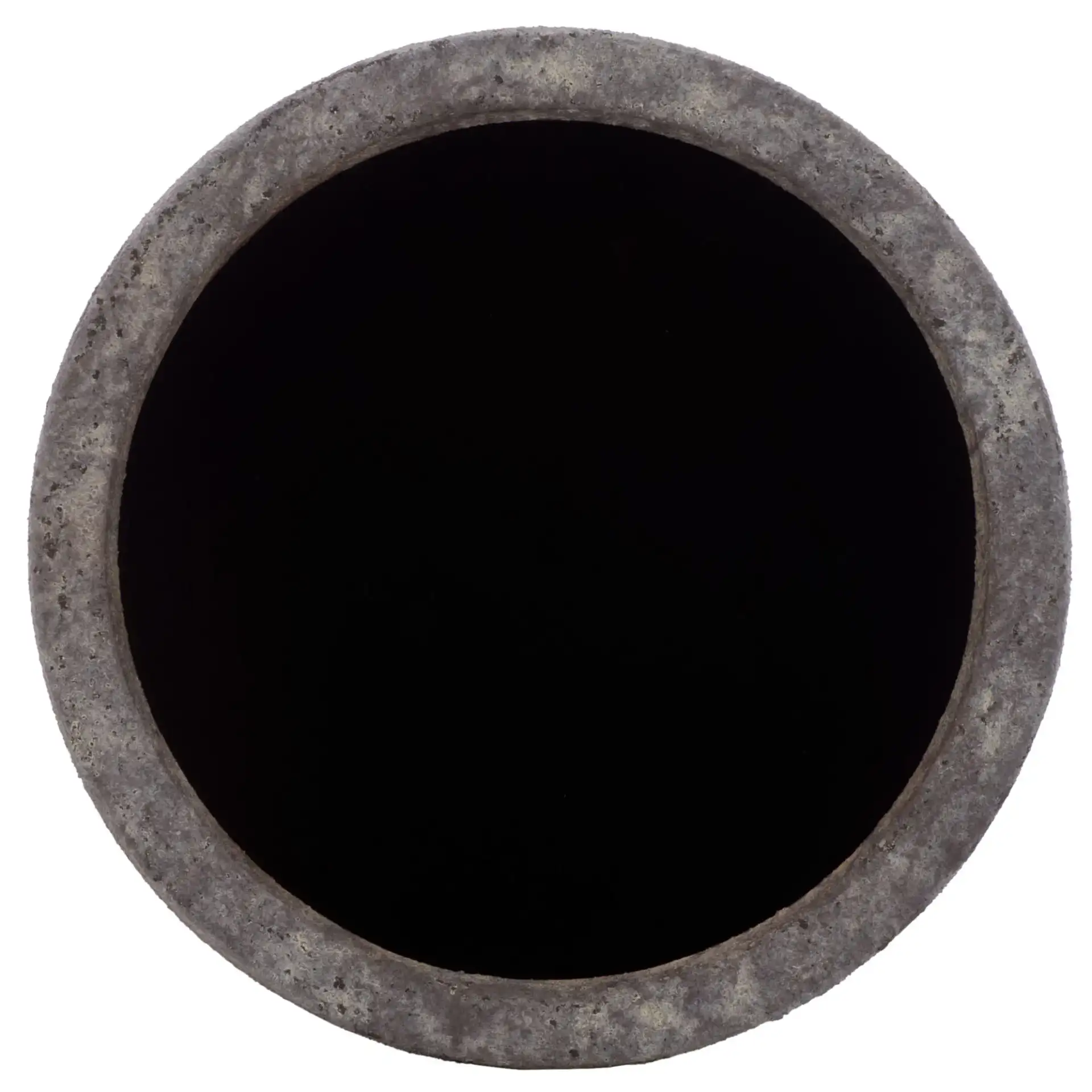 Stark Large Planter Pot in Antique Brown, detail view
