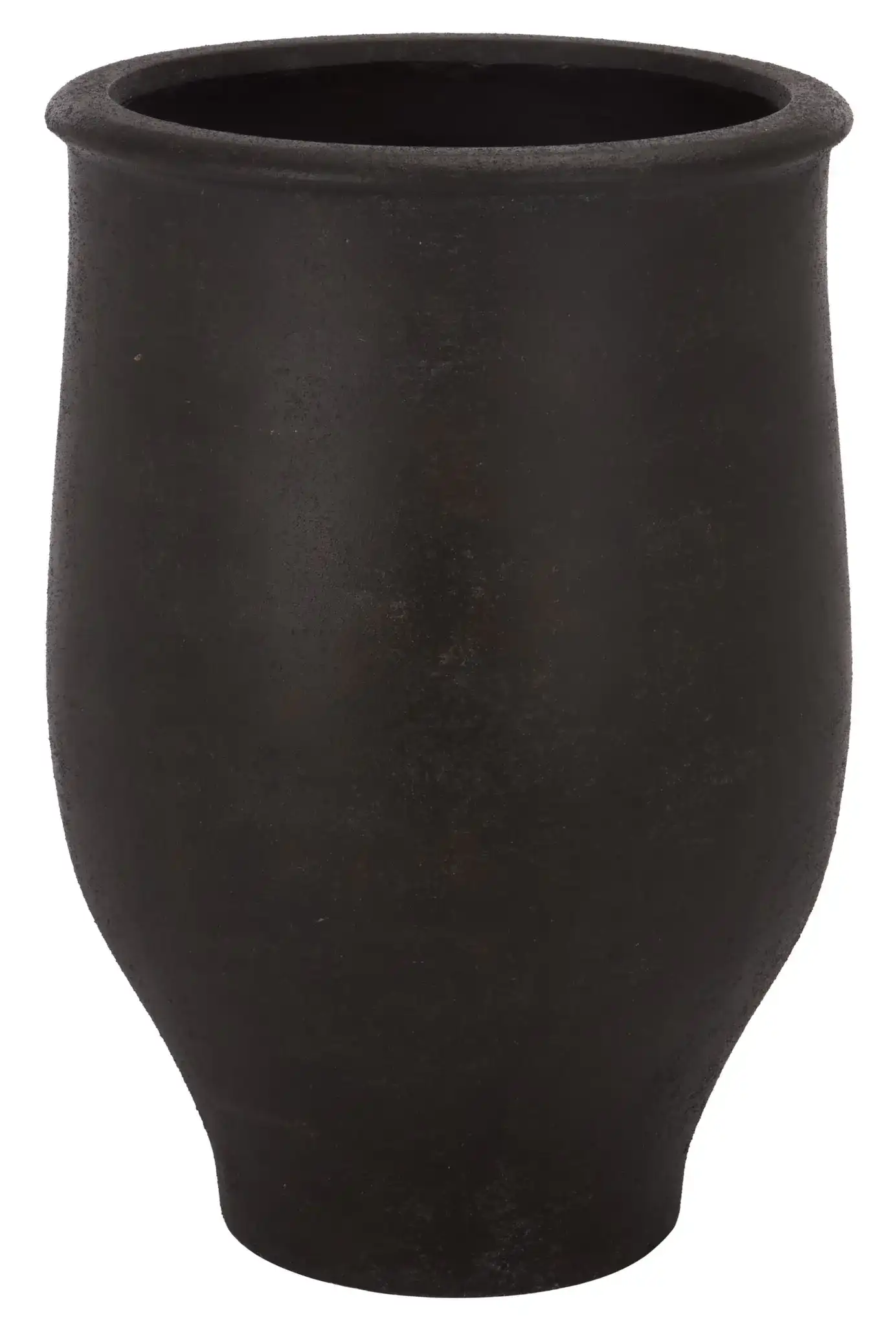 Halla Large Planter Pot in Charcoal
