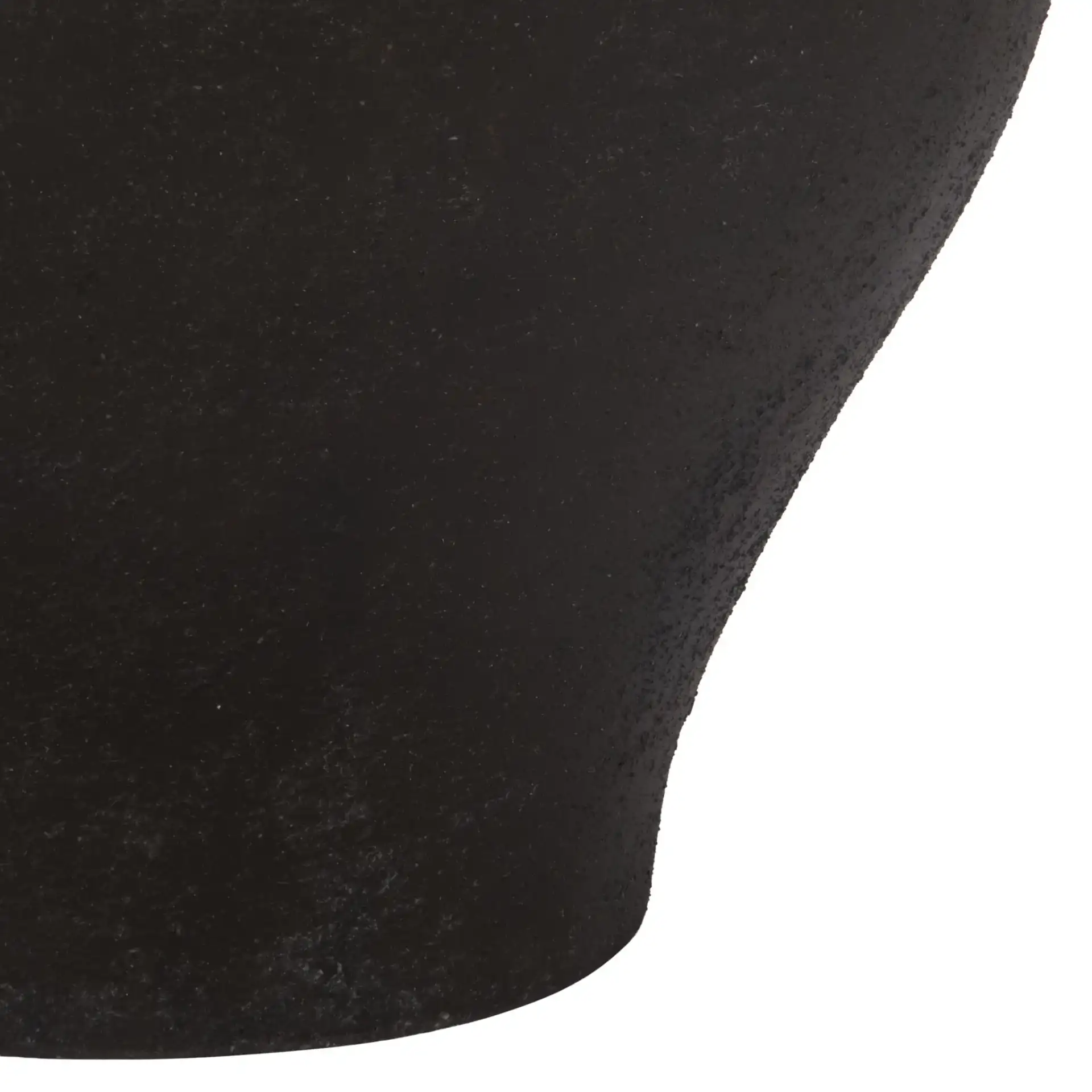Halla Large Planter Pot in Charcoal, detail view