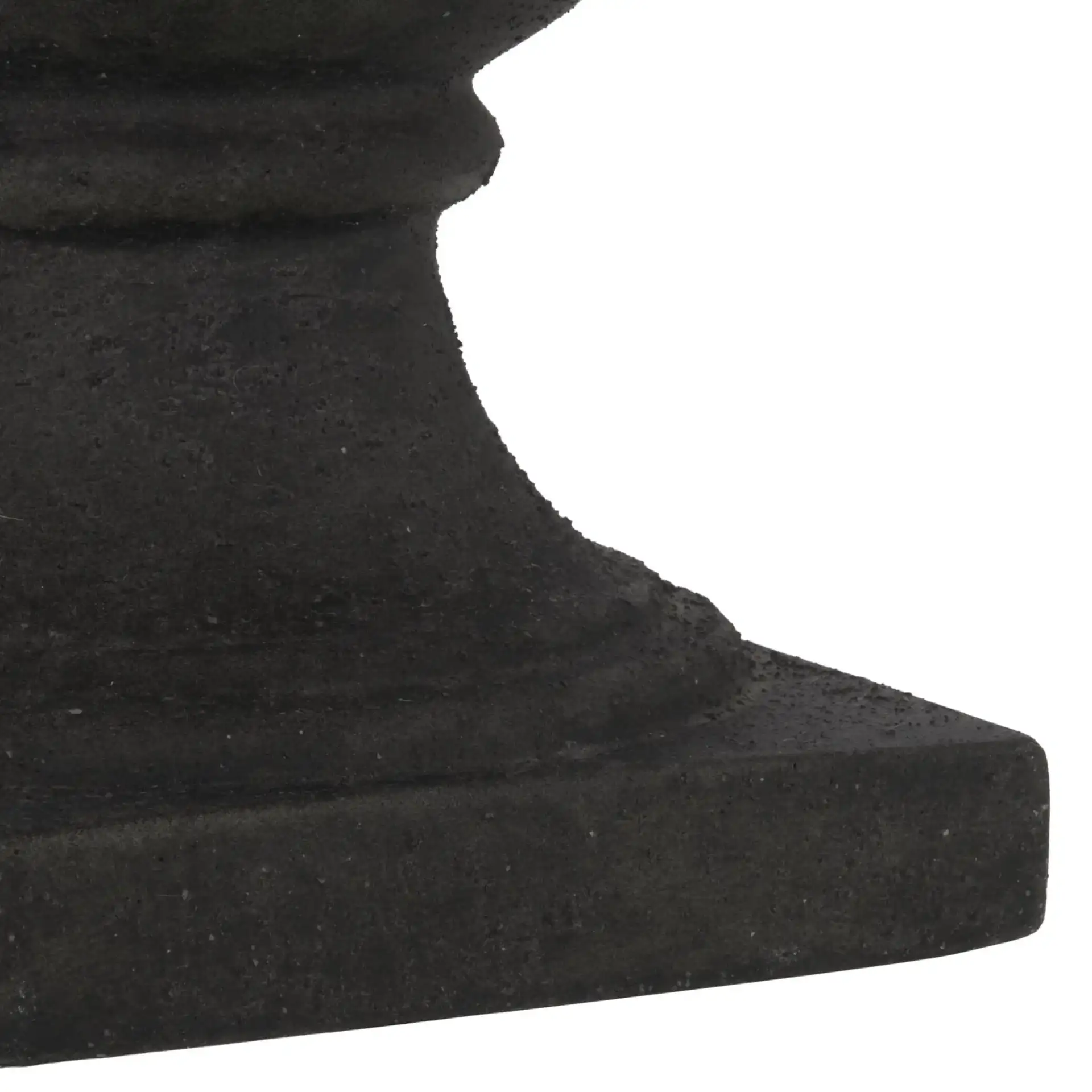 Helena Planter Pot in Charcoal, detail view