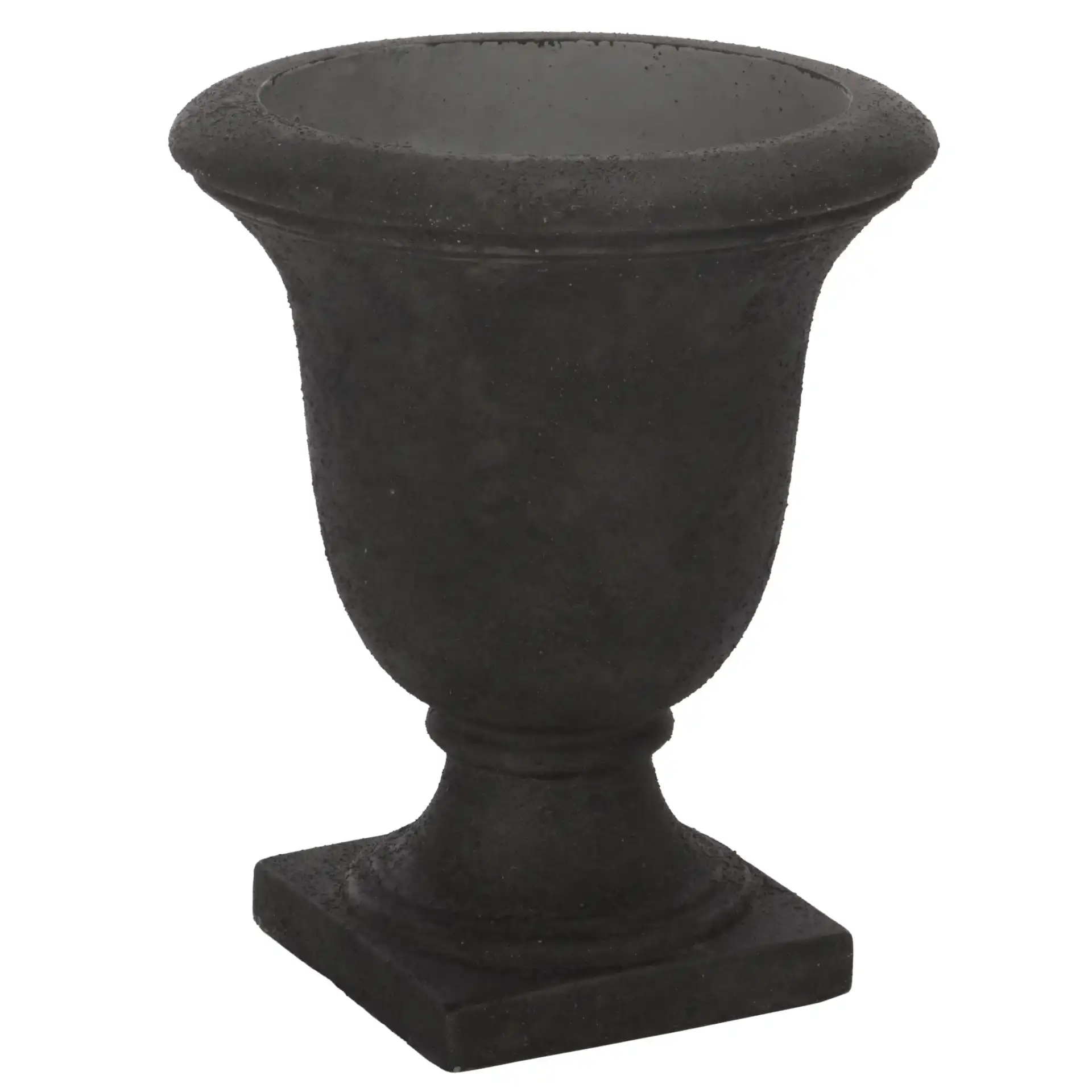 Helena Planter Pot in Charcoal, detail view