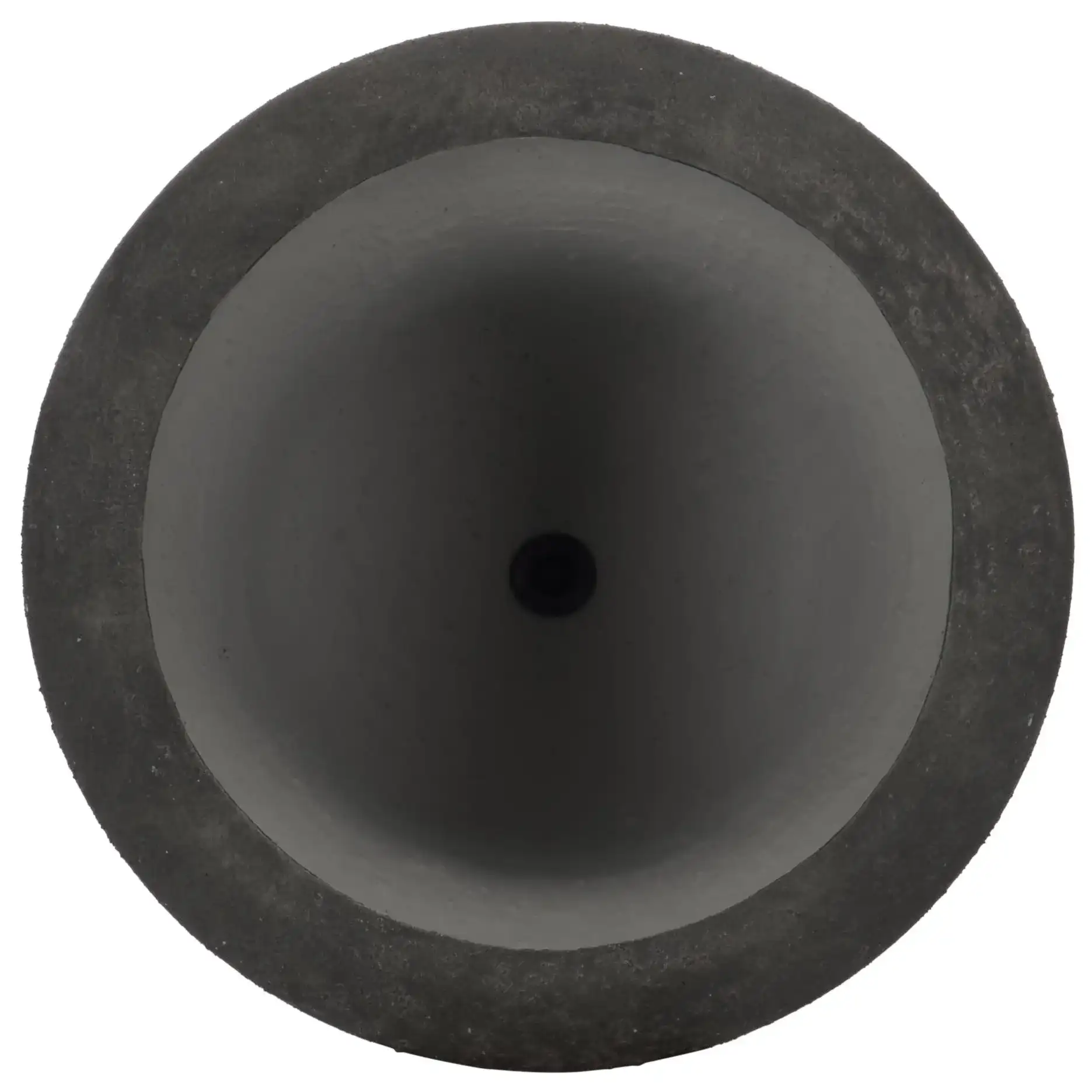 Helena Planter Pot in Charcoal, detail view