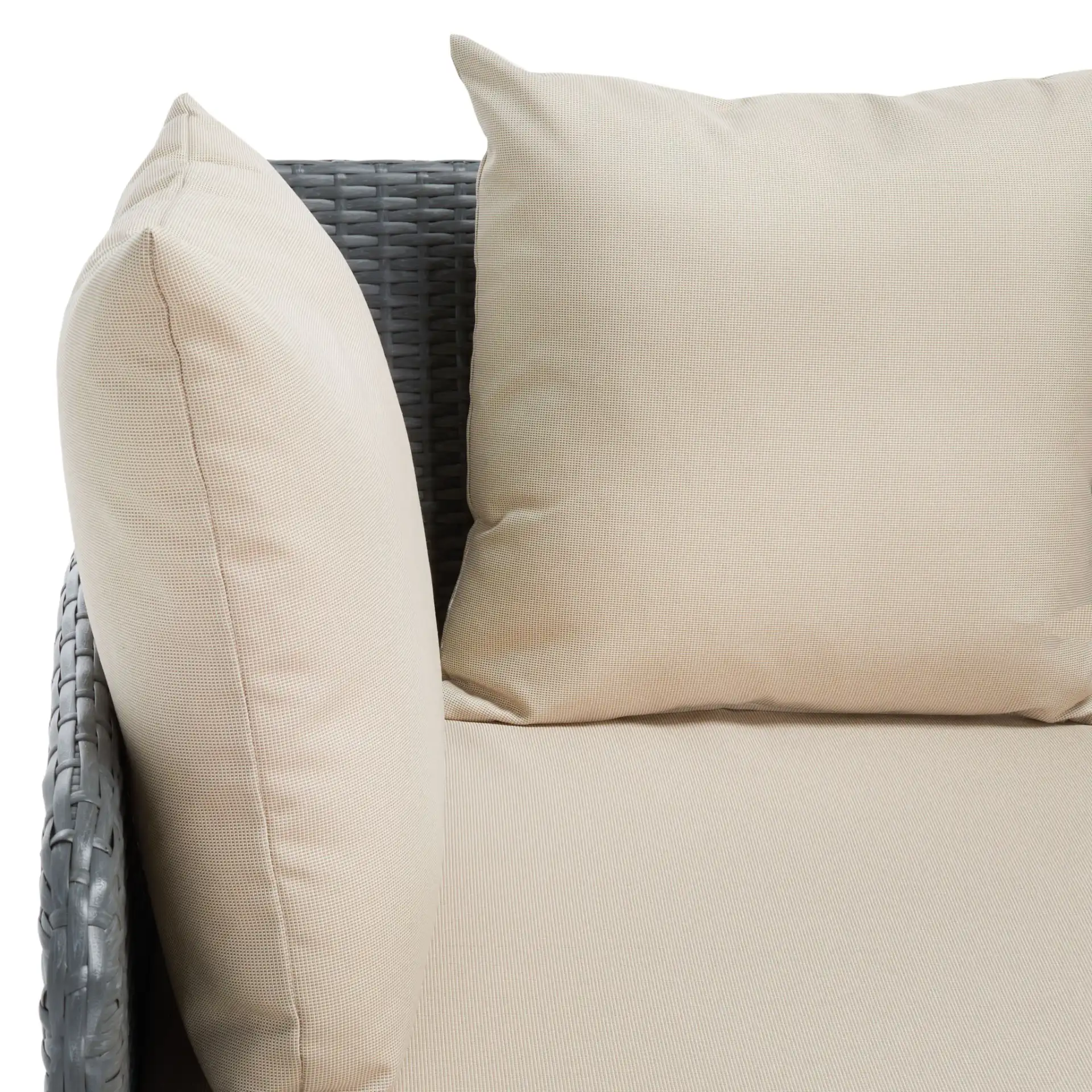 August Daybed in Titanium / Sand in a styled room