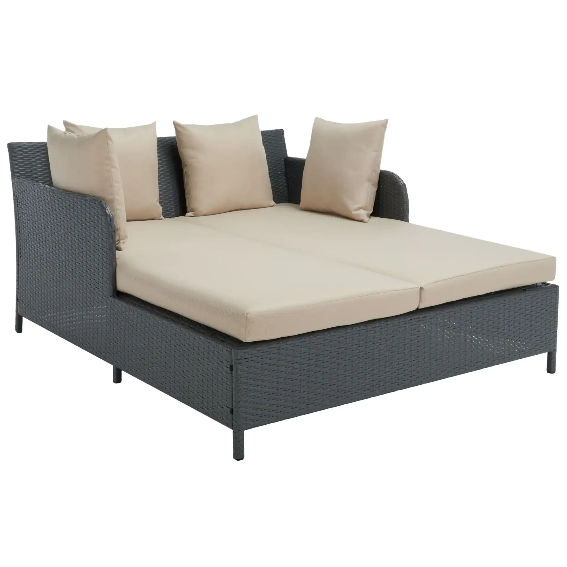 August Daybed in Titanium / Sand