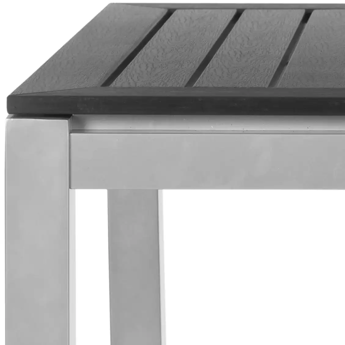Onika Square Table in Black, detail view