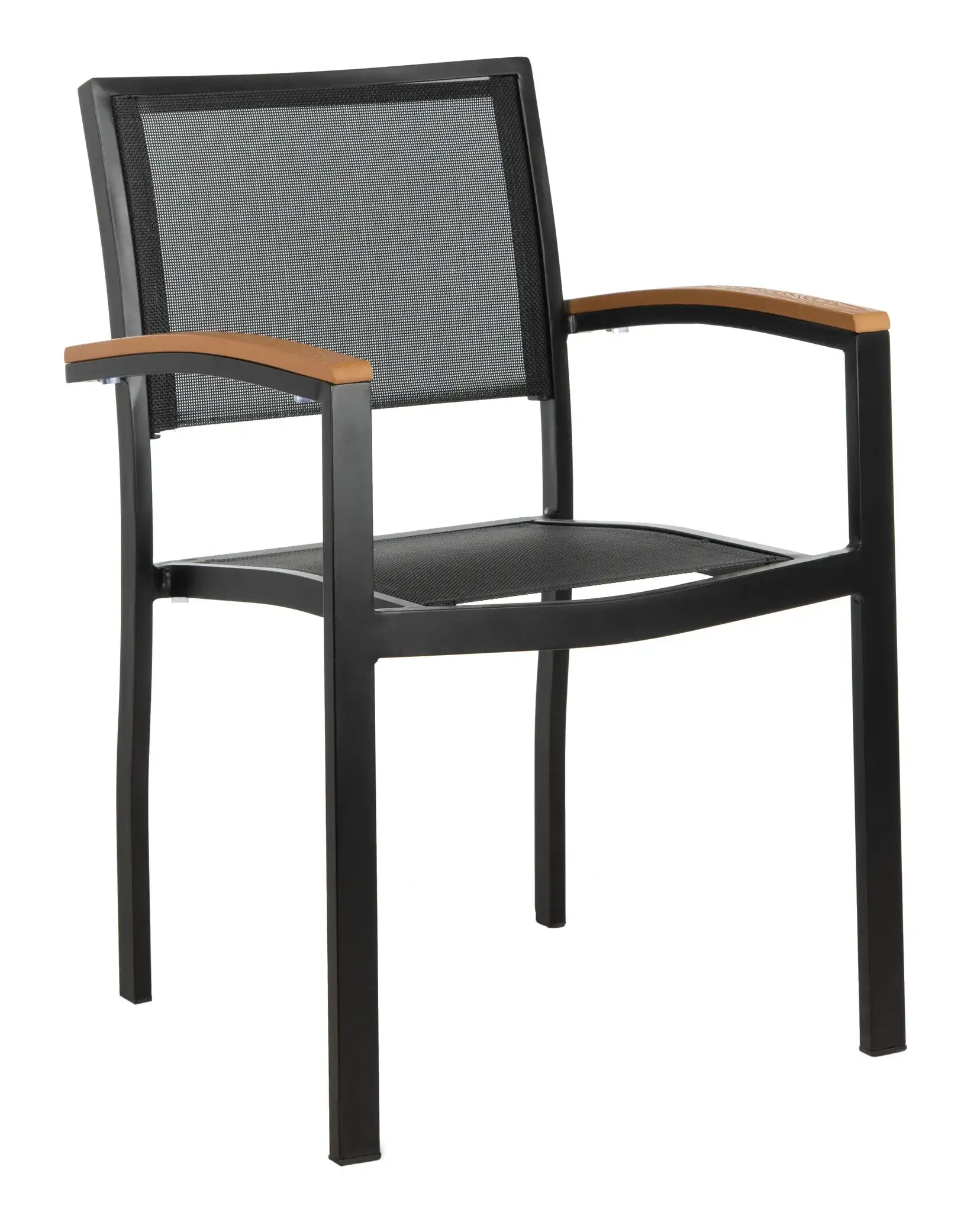 Kaelan Chair (Set of 2) in Black / Brown, detail view