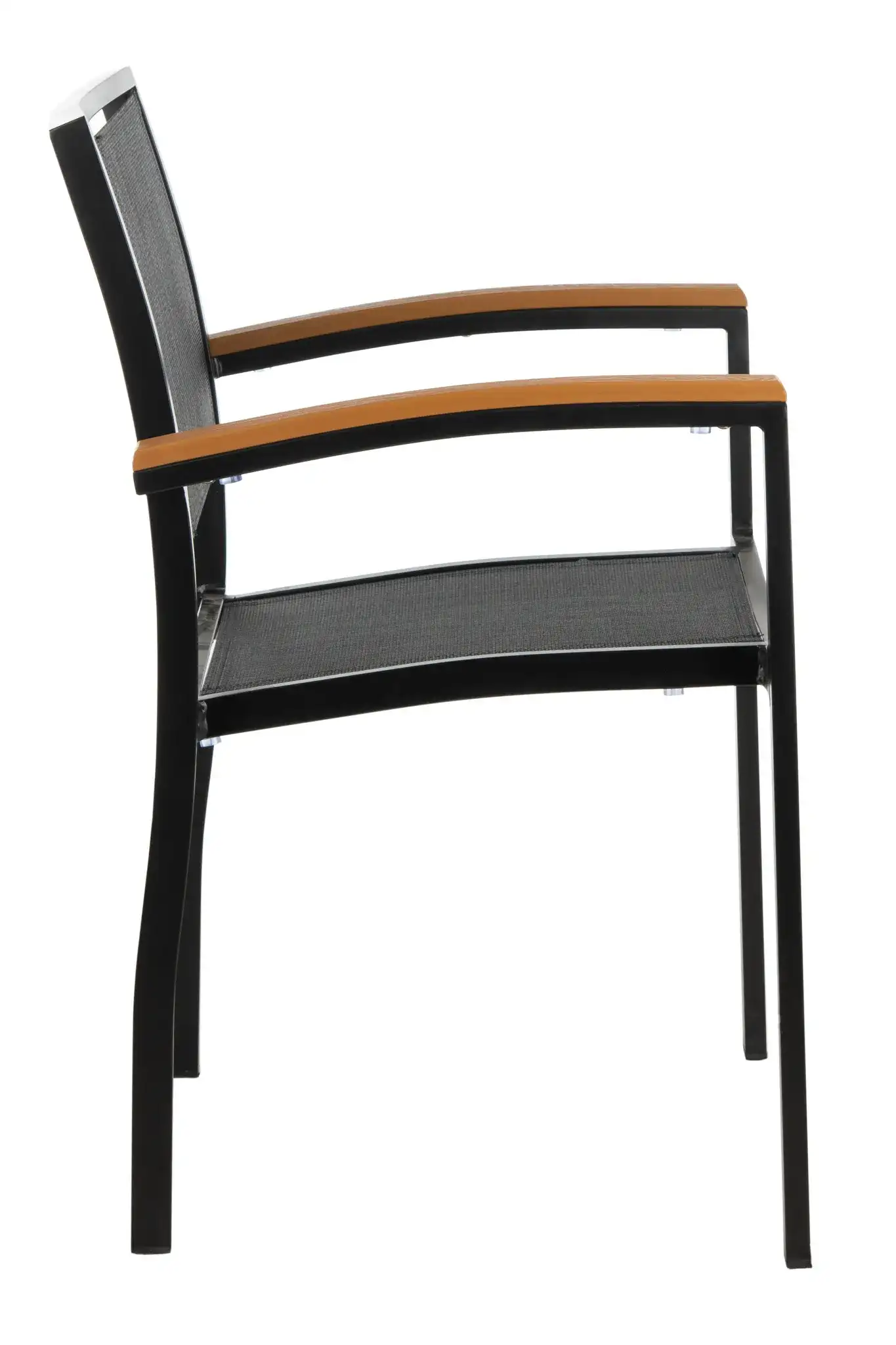 Kaelan Chair (Set of 2) in Black / Brown, detail view