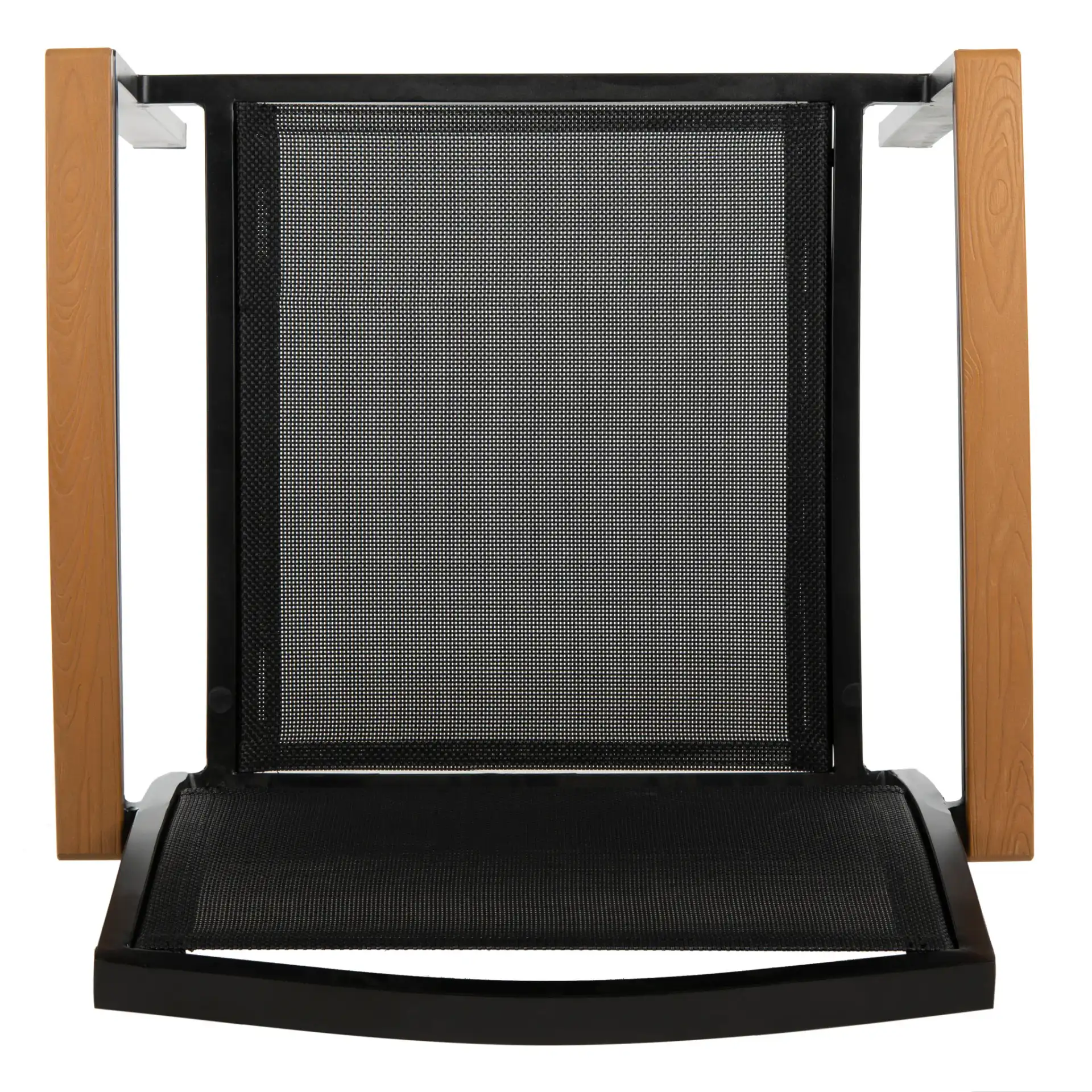 Kaelan Chair (Set of 2) in Black / Brown, detail view