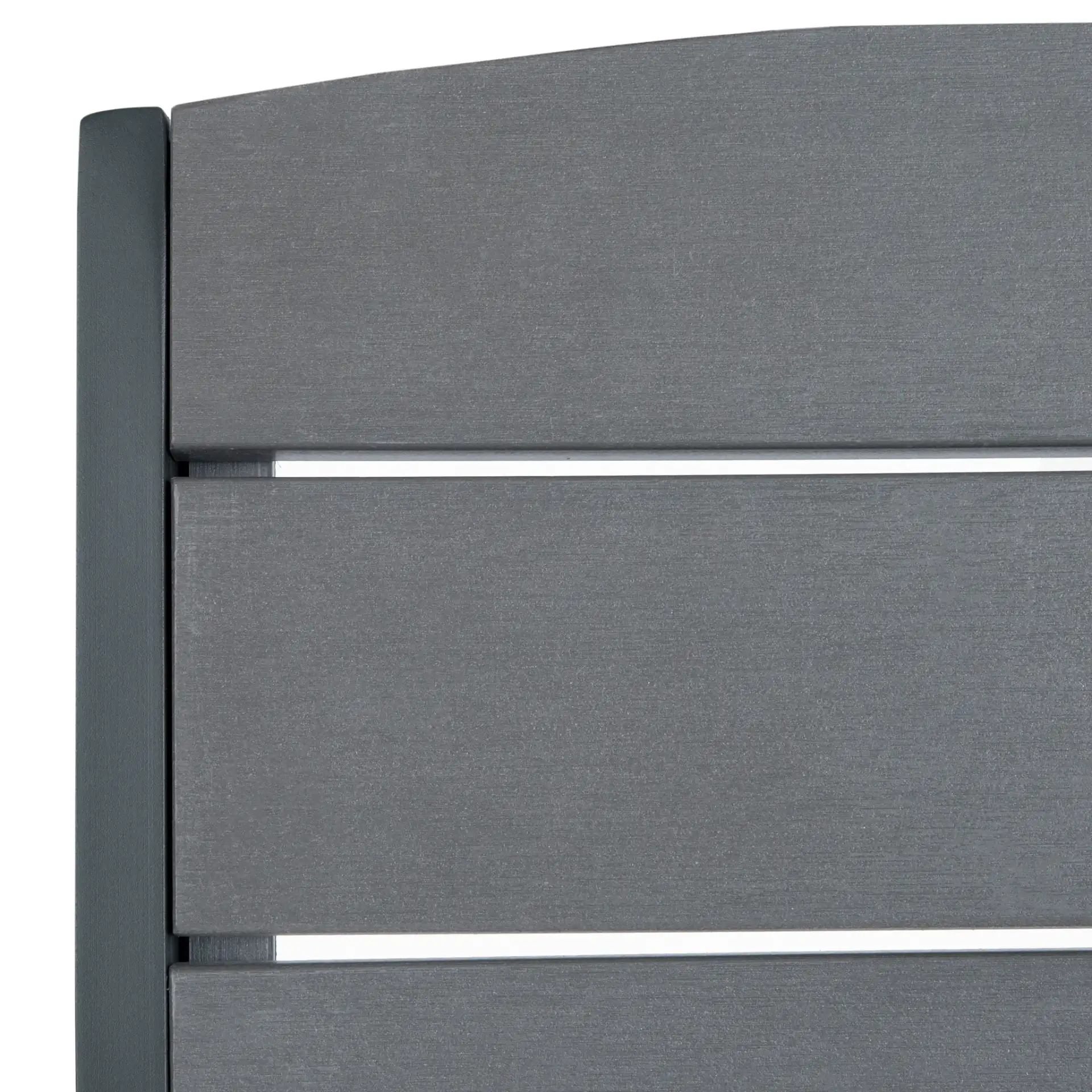 Gerhardt Stackable Chair (Set of 2) in Gray in a styled room