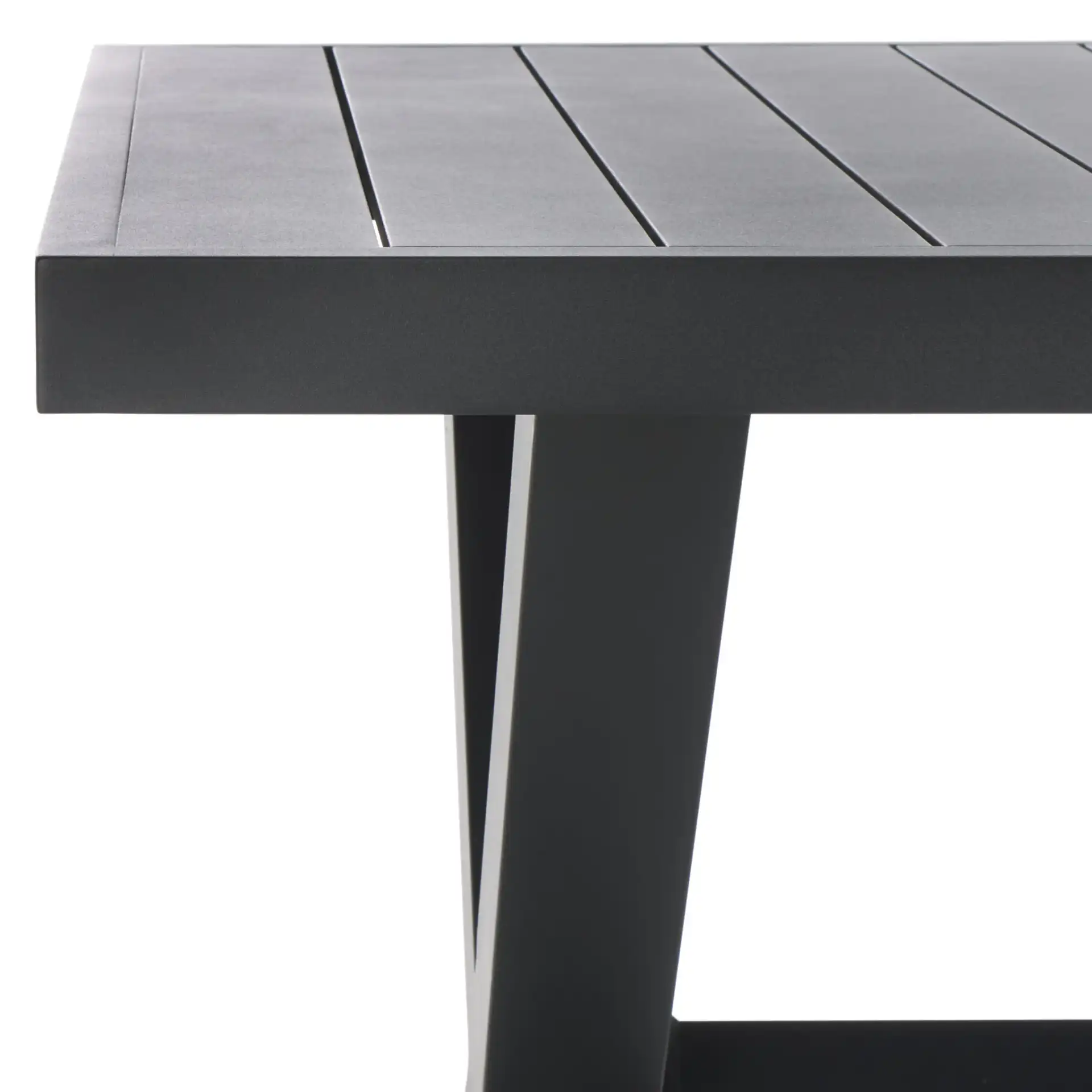 Core Dining Table in Black in a styled room