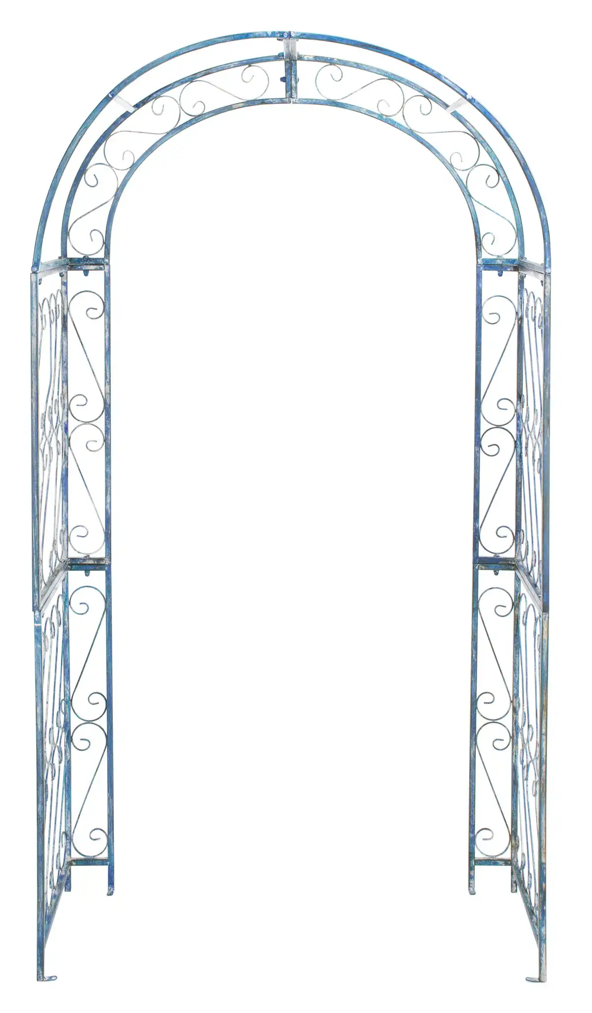 Pagan Arch in Antique Blue, detail view