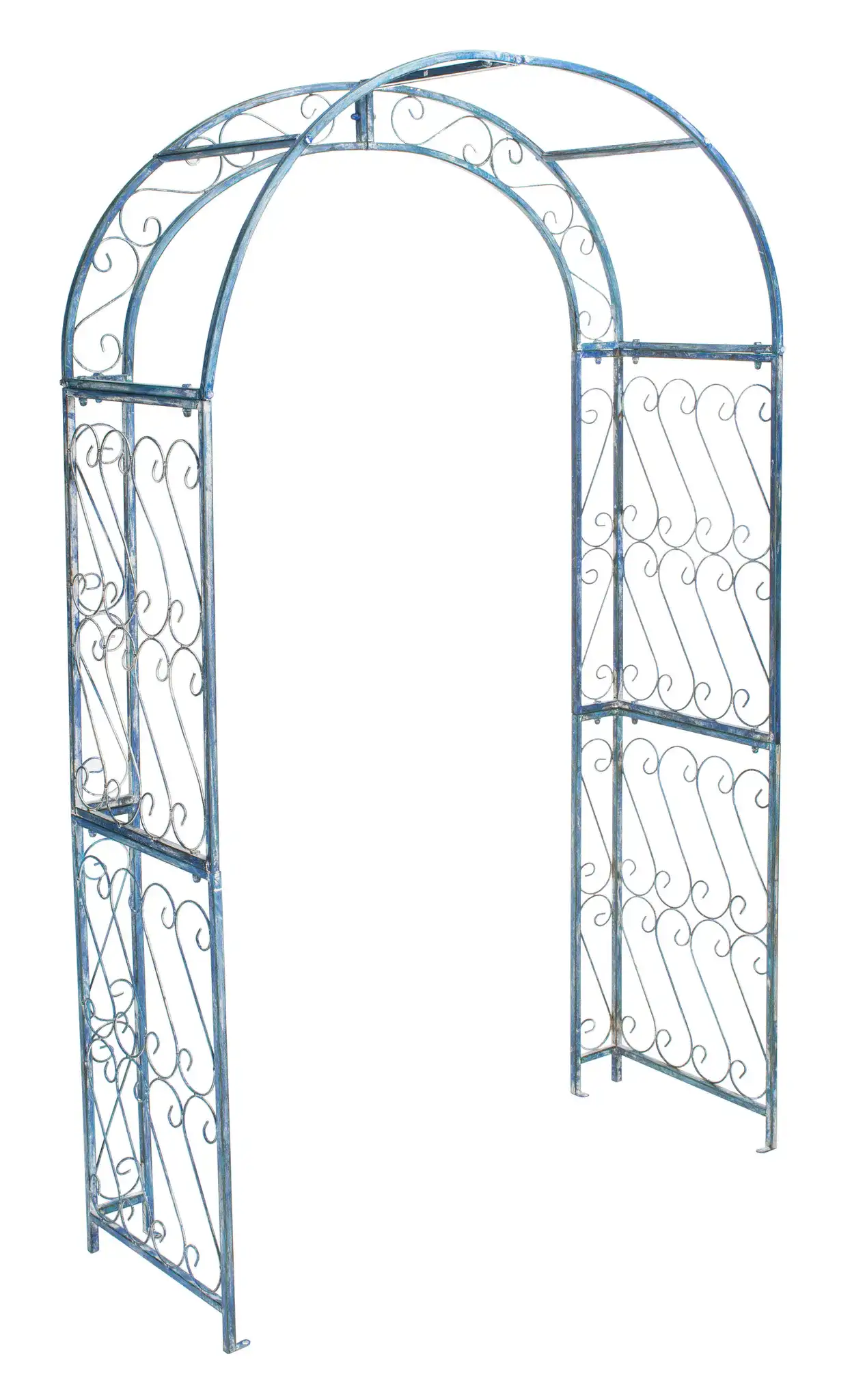 Pagan Arch in Antique Blue, detail view