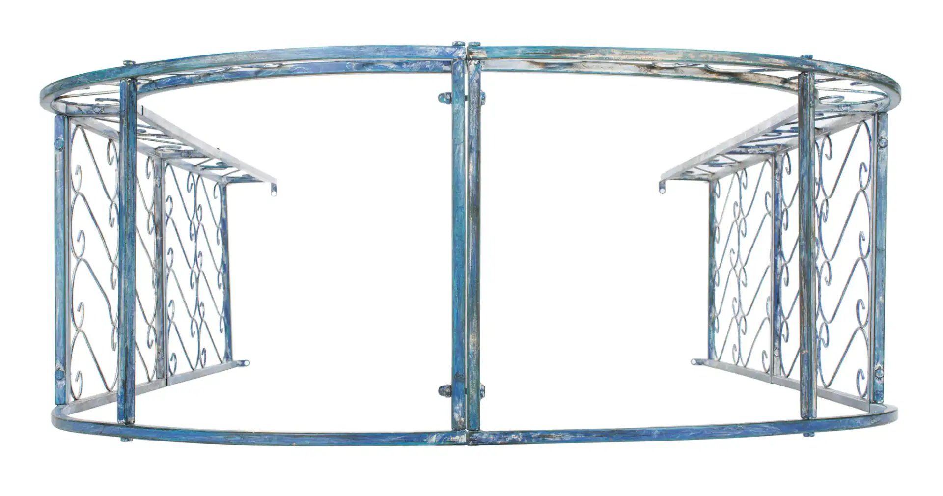 Pagan Arch in Antique Blue, detail view