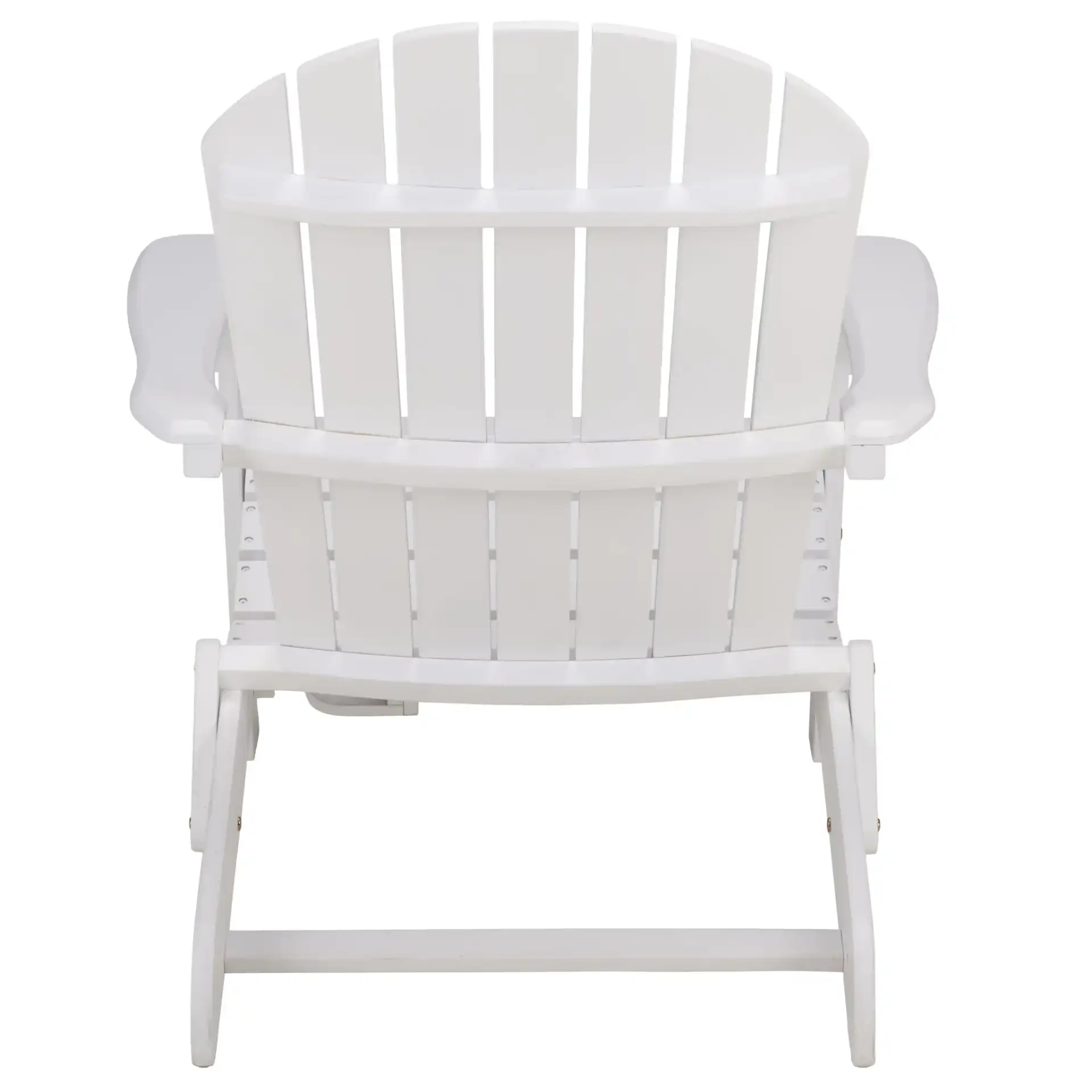 Eden Adirondack Chair in White, detail view