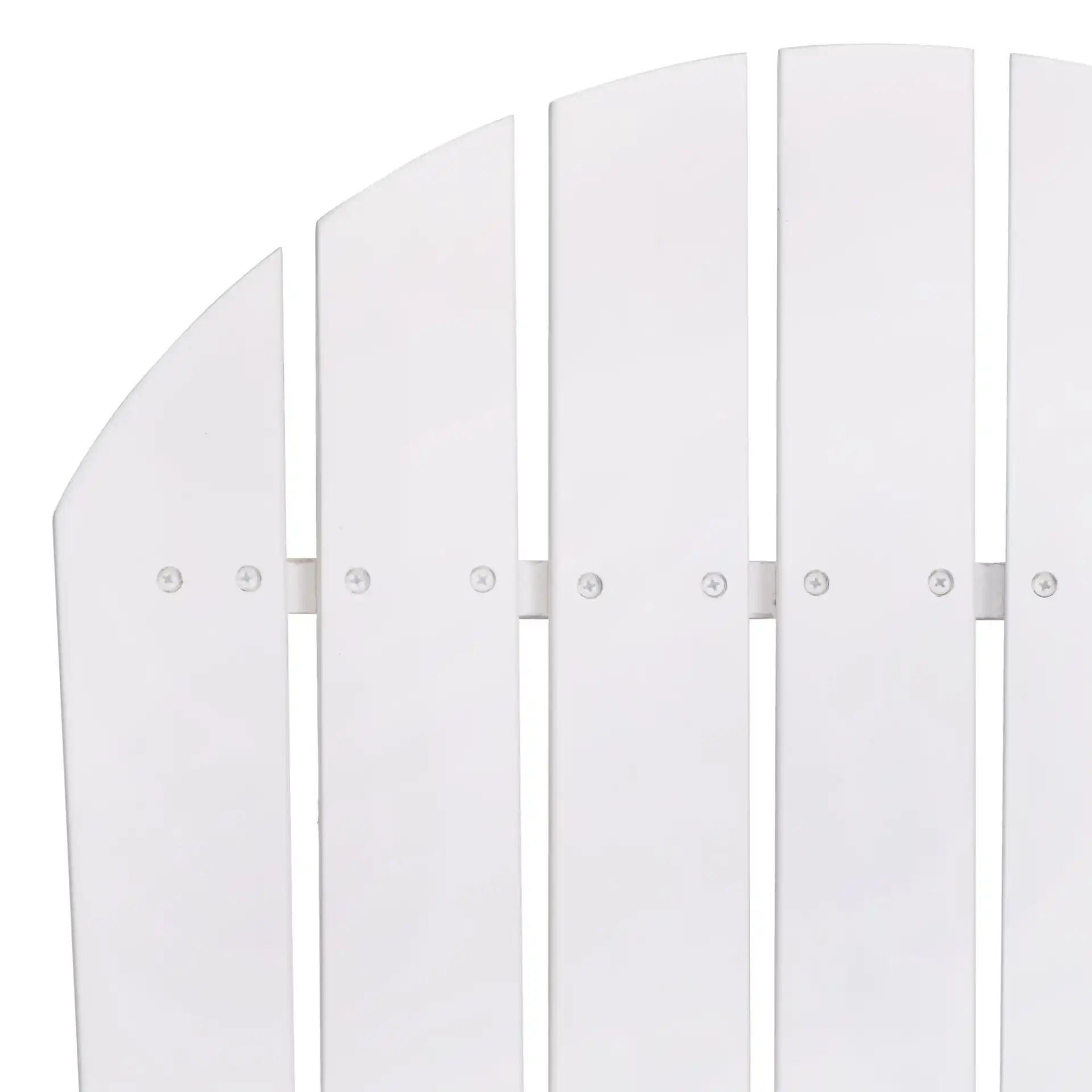 Eden Adirondack Chair in White in a styled room