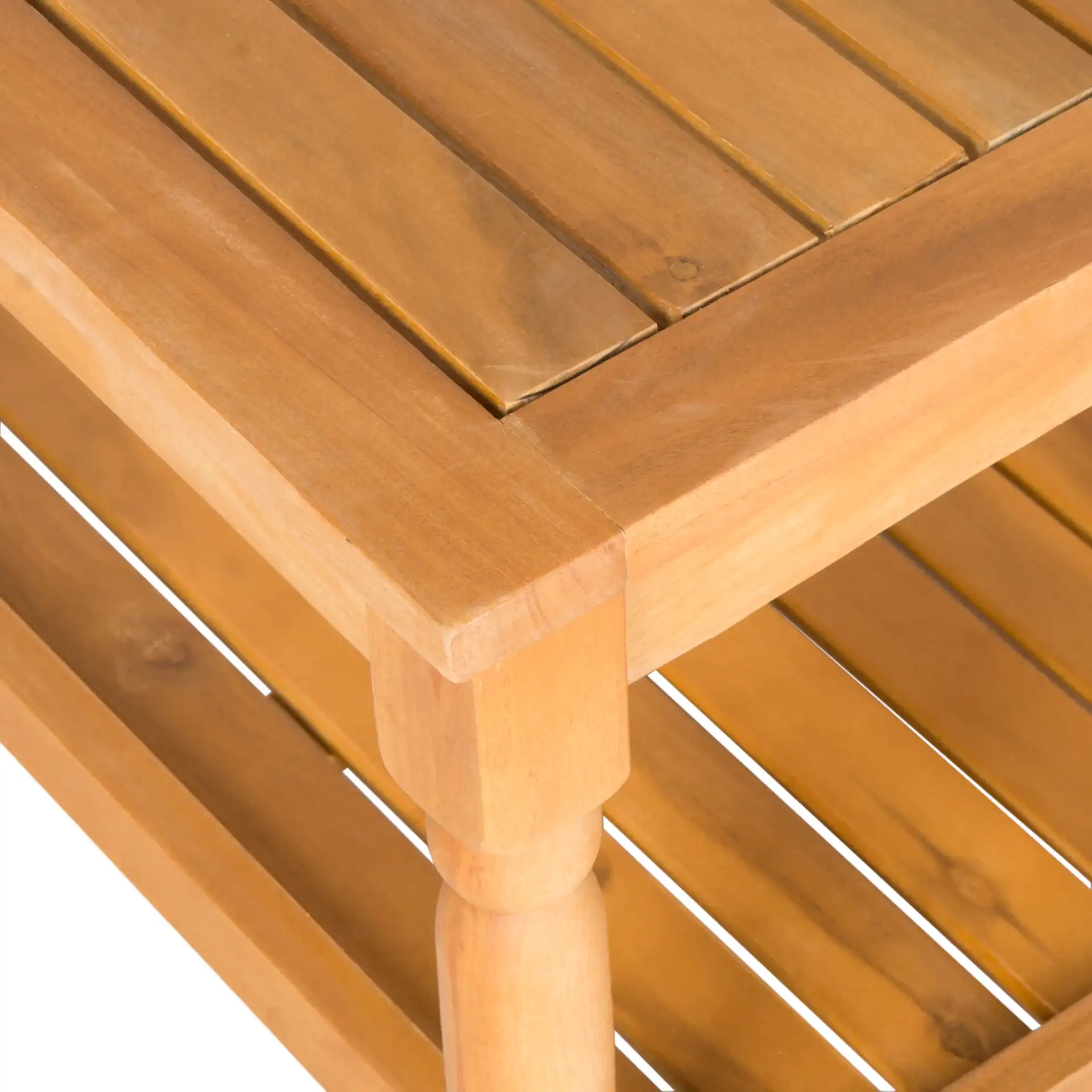 Oakley Coffee Table in Natural in a styled room