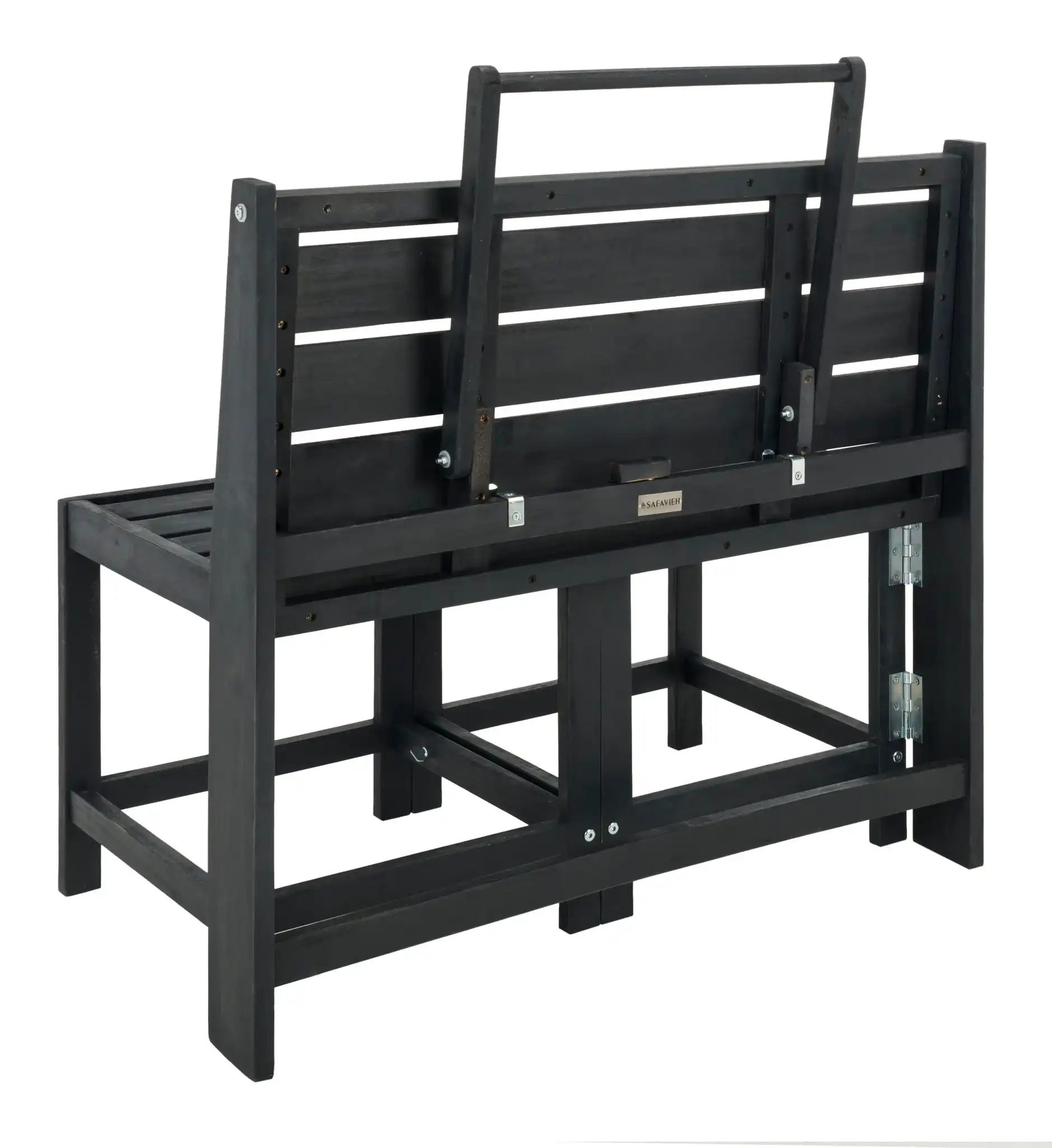 Belamy Transformer Bench in Dark Slate Gray, detail view
