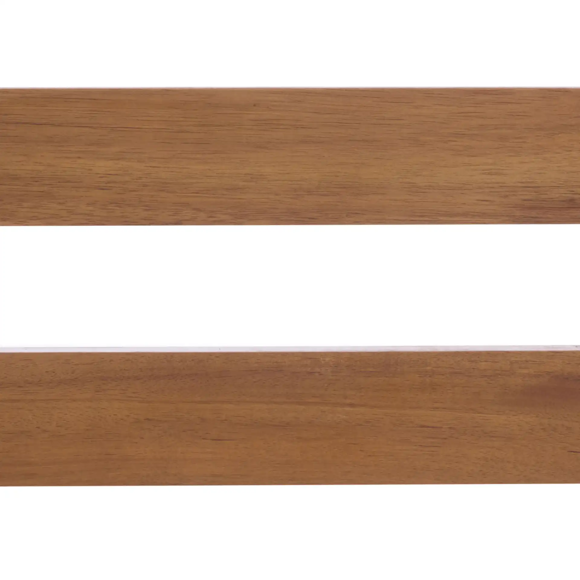 Alta Bench And Table in Teak Brown / Cream, detail view