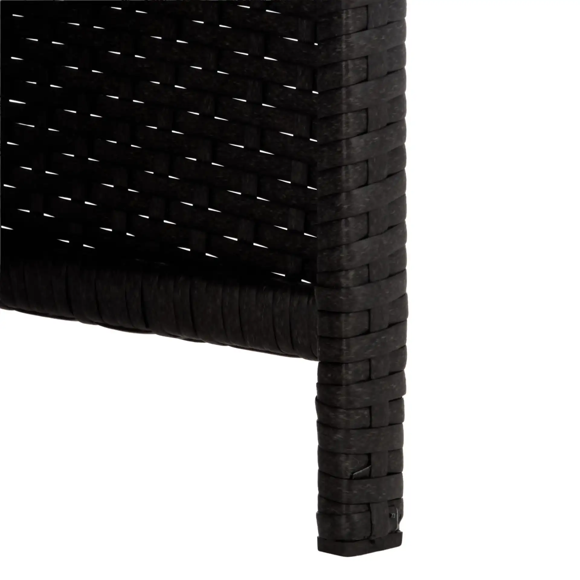 Teller Dining Set in Black / Gray, detail view