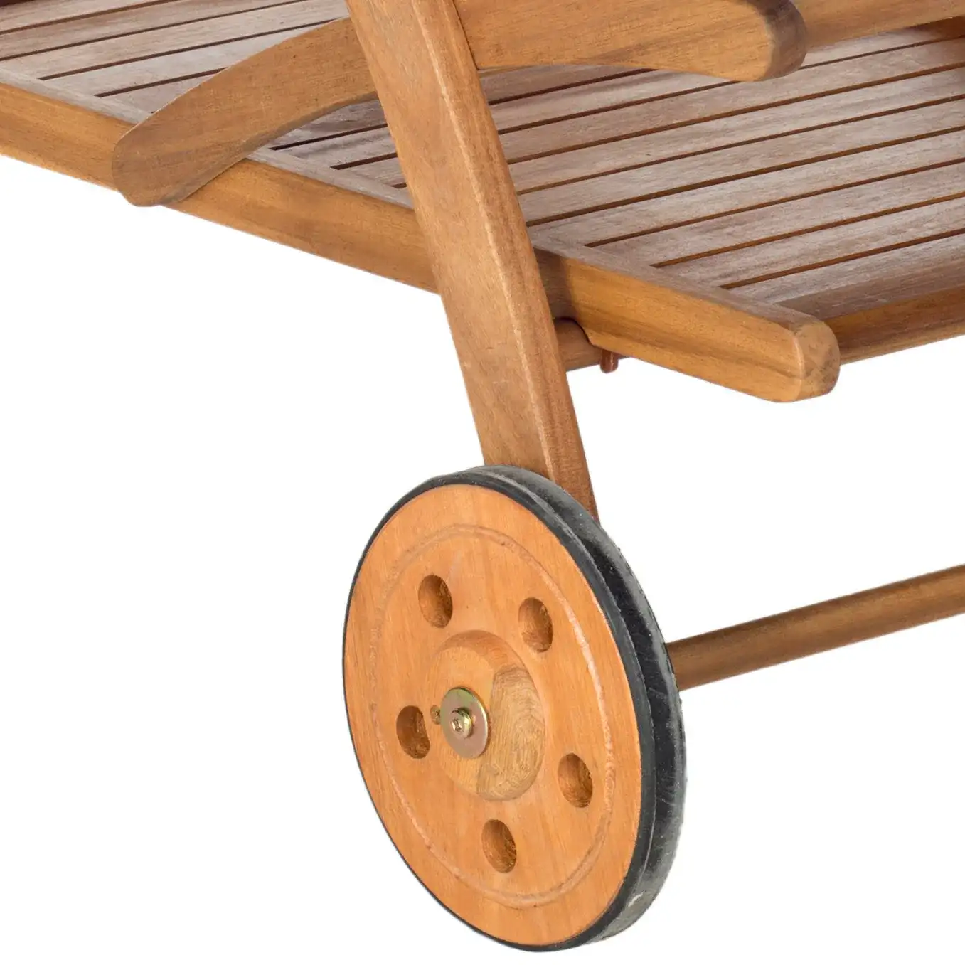 Lodi Tea Cart in Natural in a styled room