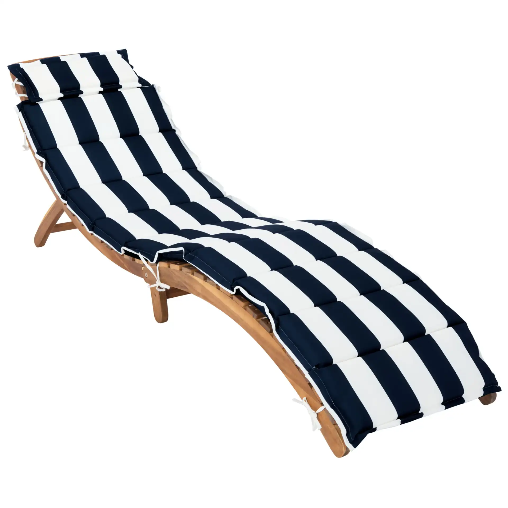 Natural / Navy Blue Stripe