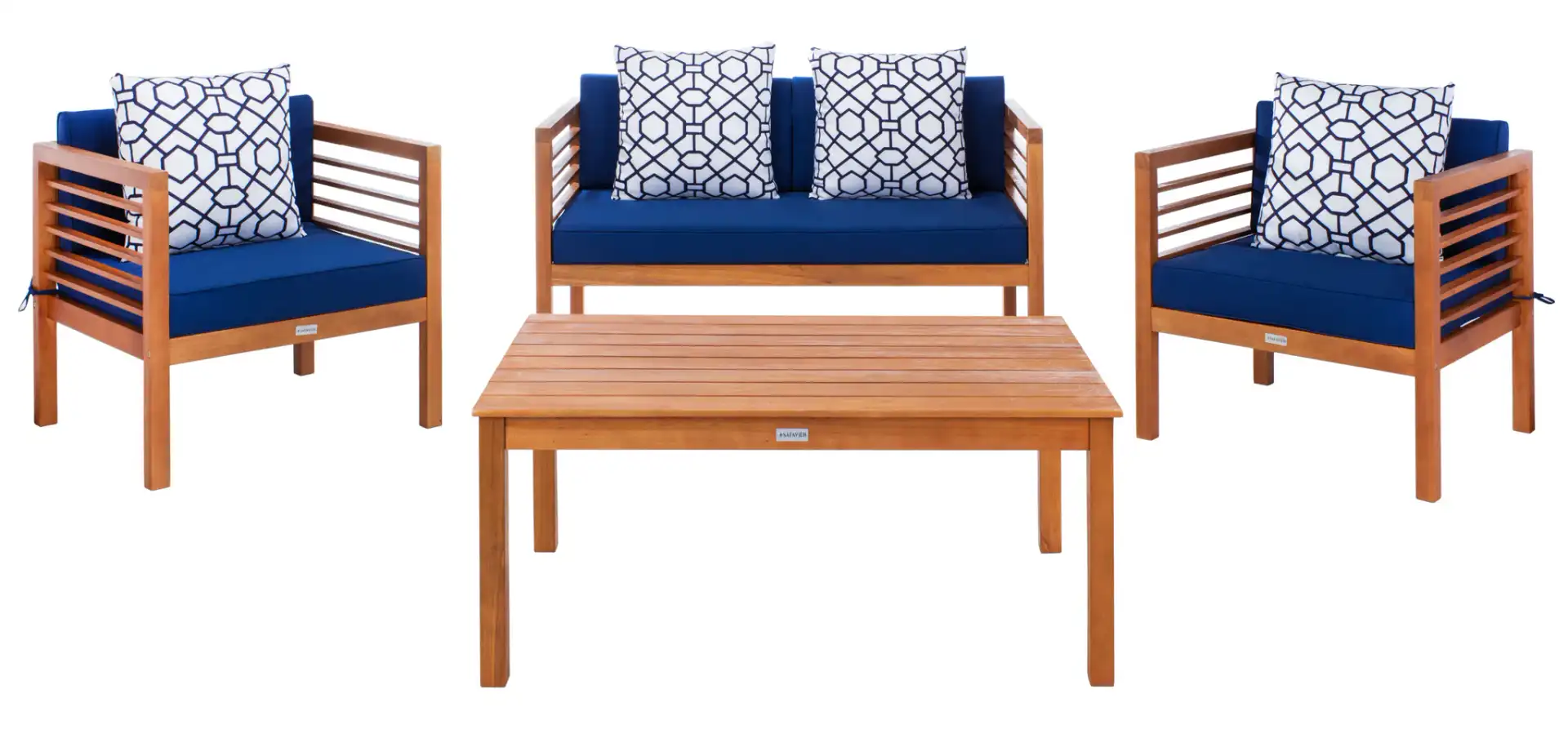 Natural / Navy Blue