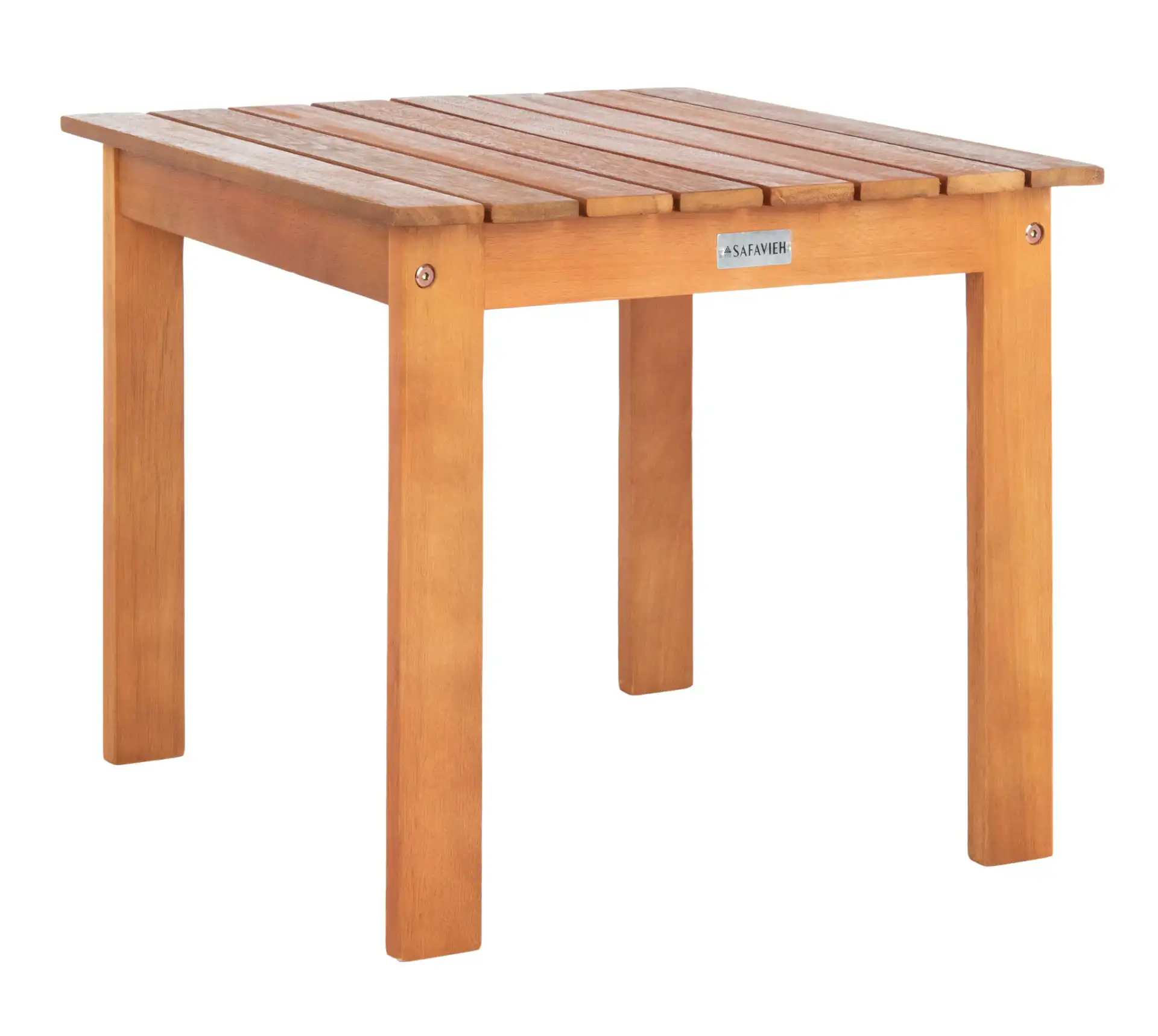 Randor Folding Table in Natural, detail view