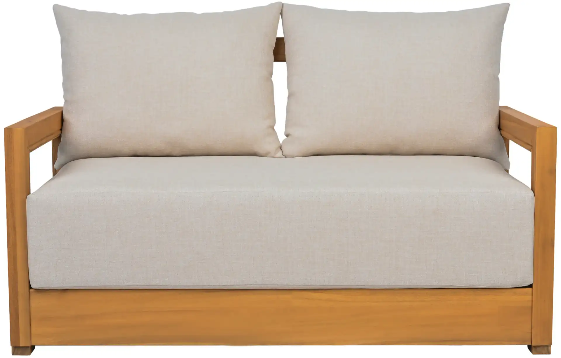 Jackson Two-Seat Sofa in Natural / Taupe