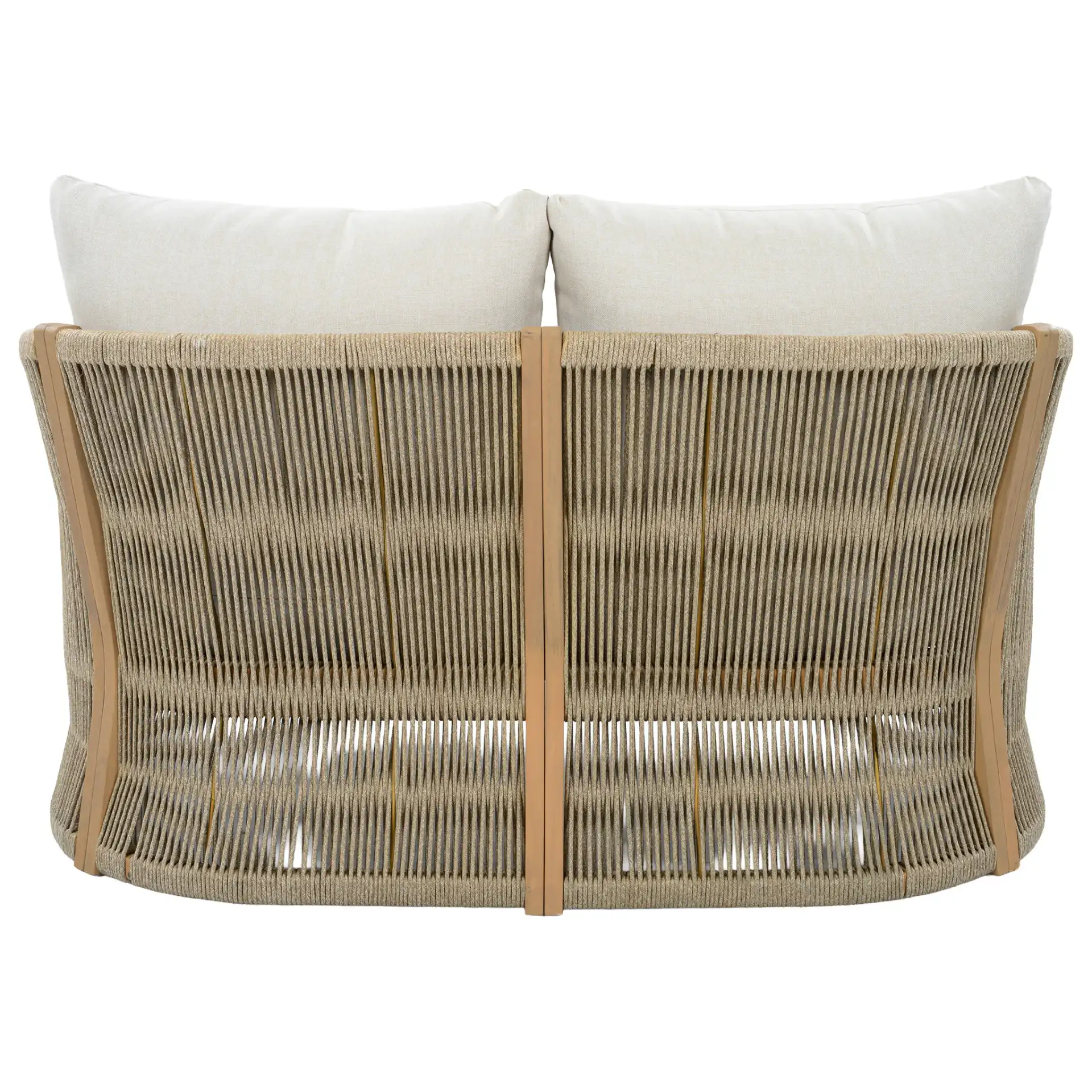 Bella Sofa in Oak / Taupe, detail view
