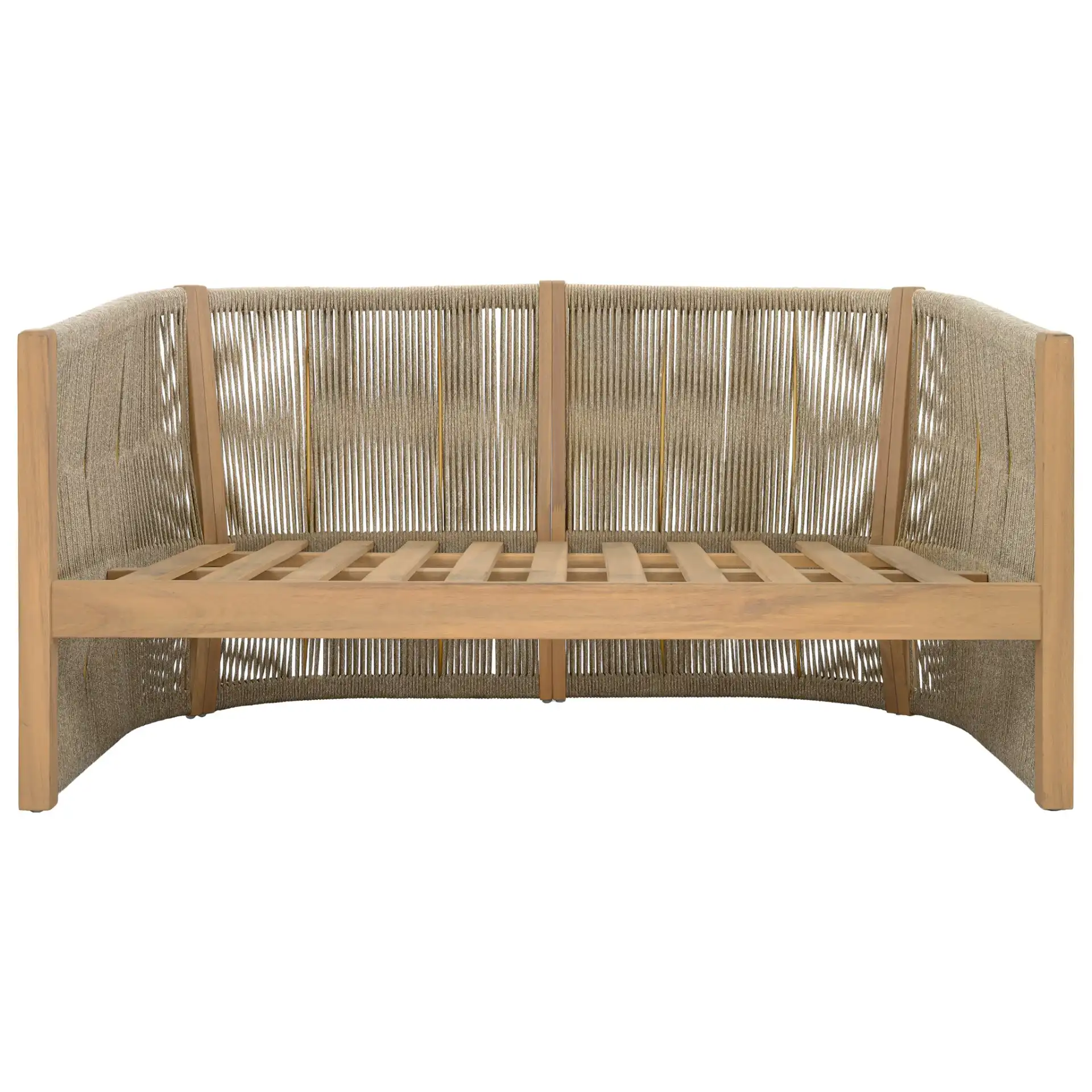 Bella Sofa in Oak / Taupe in a styled room