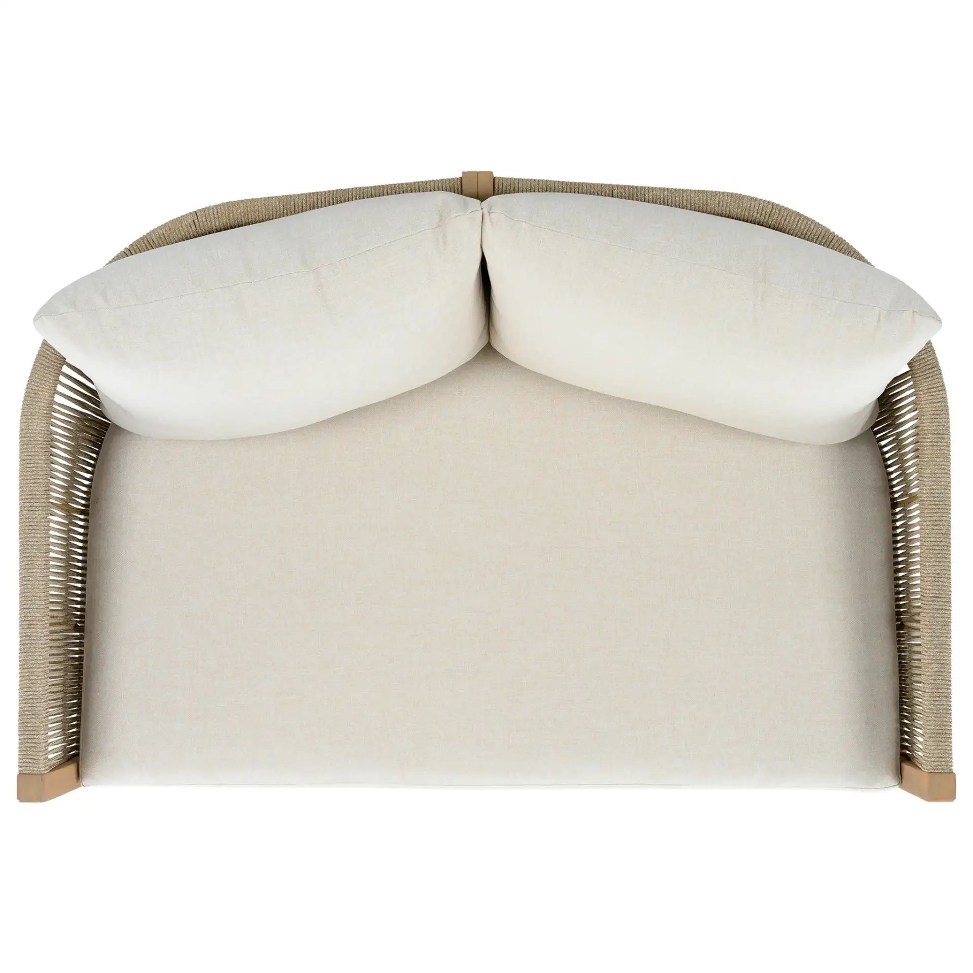 Bella Sofa in Oak / Taupe, detail view