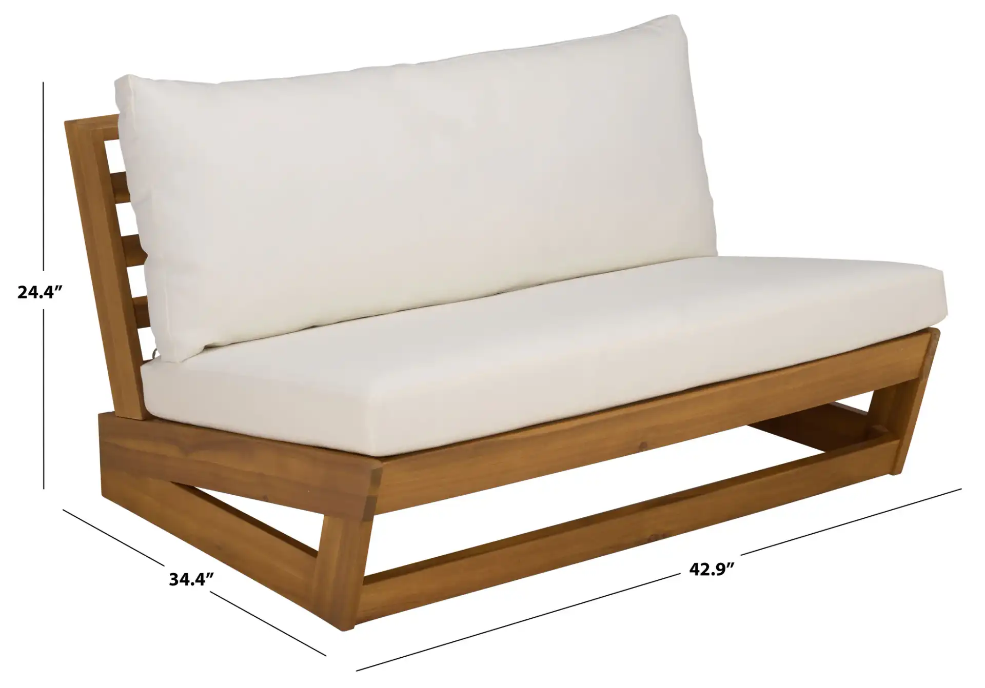 Duncan Sofa in Natural / Beige, detail view