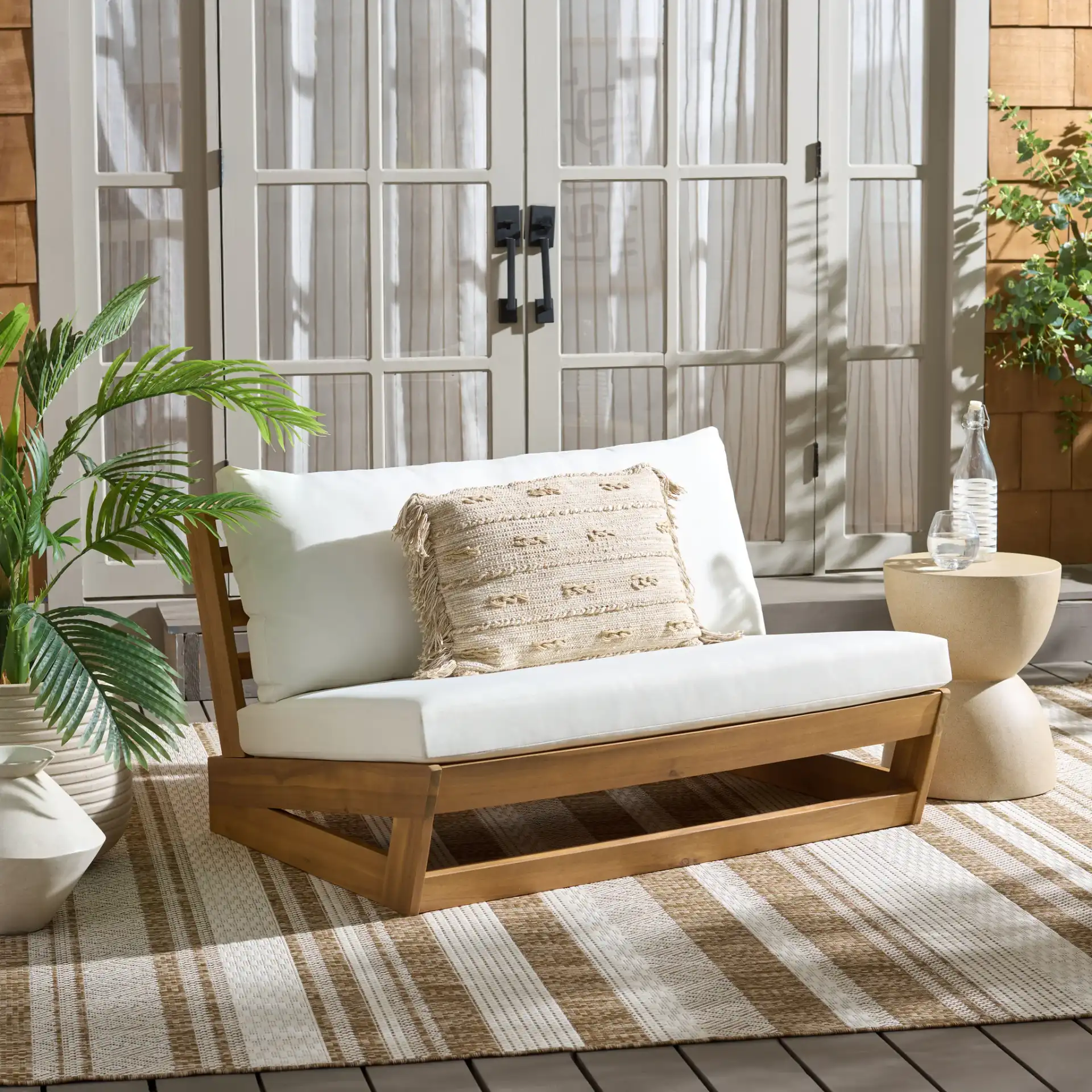 Duncan Sofa in Natural / Beige in a styled room