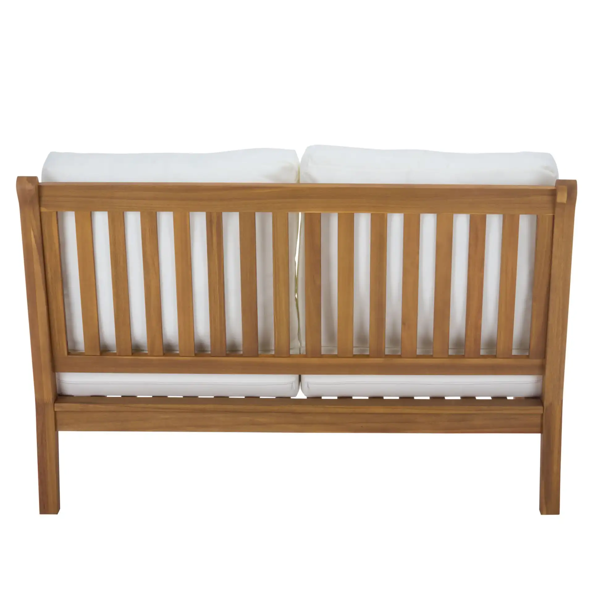 Victoria Loveseat in Natural / Ivory, detail view