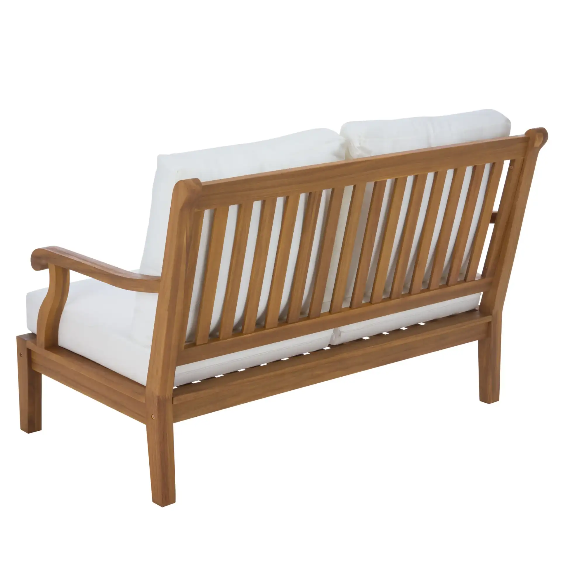 Victoria Loveseat in Natural / Ivory, detail view