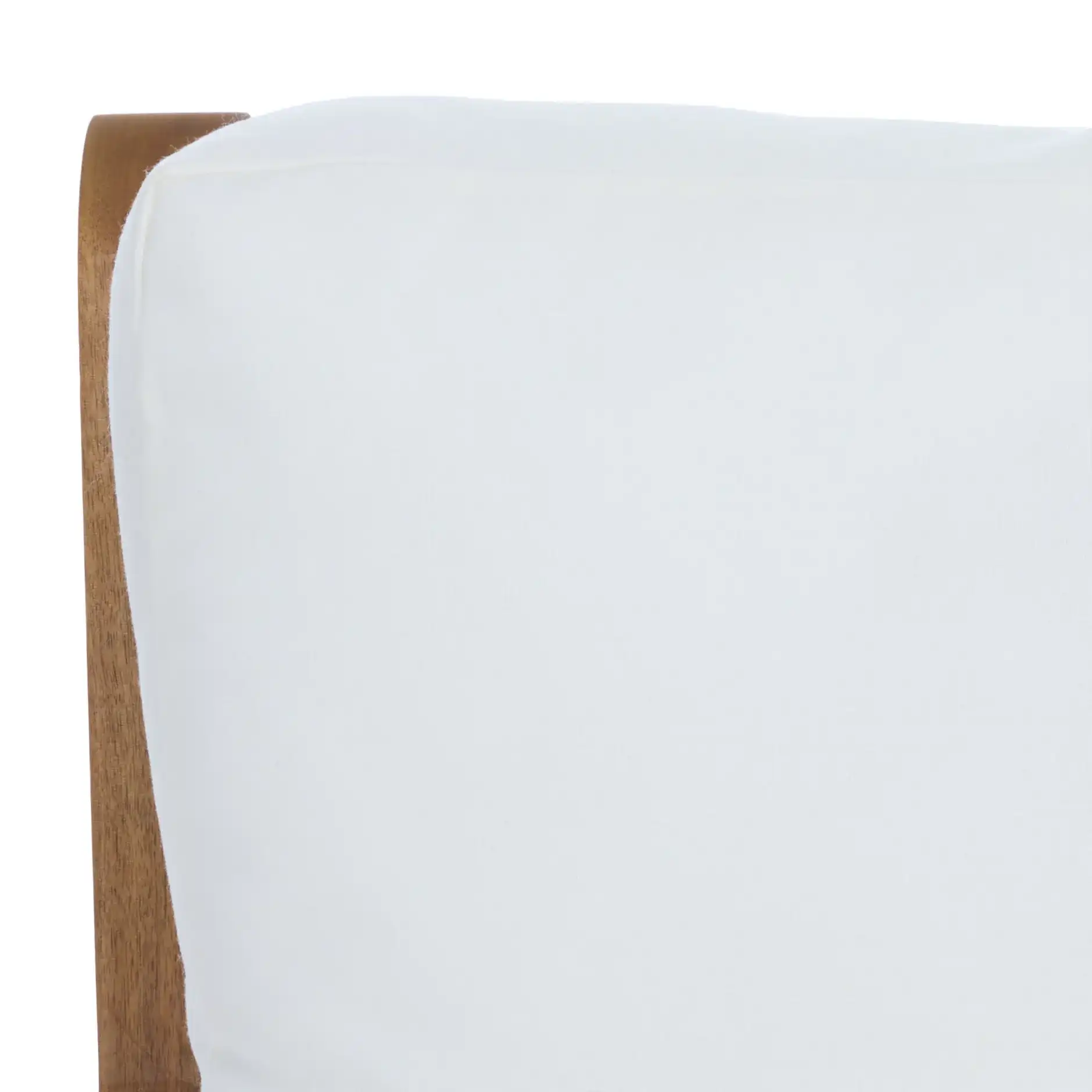 Victoria Loveseat in Natural / Ivory in a styled room