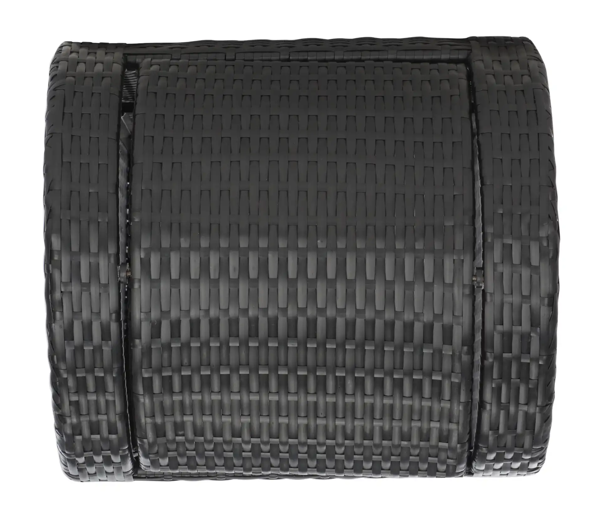 Serapis Trash Bin in Black, detail view