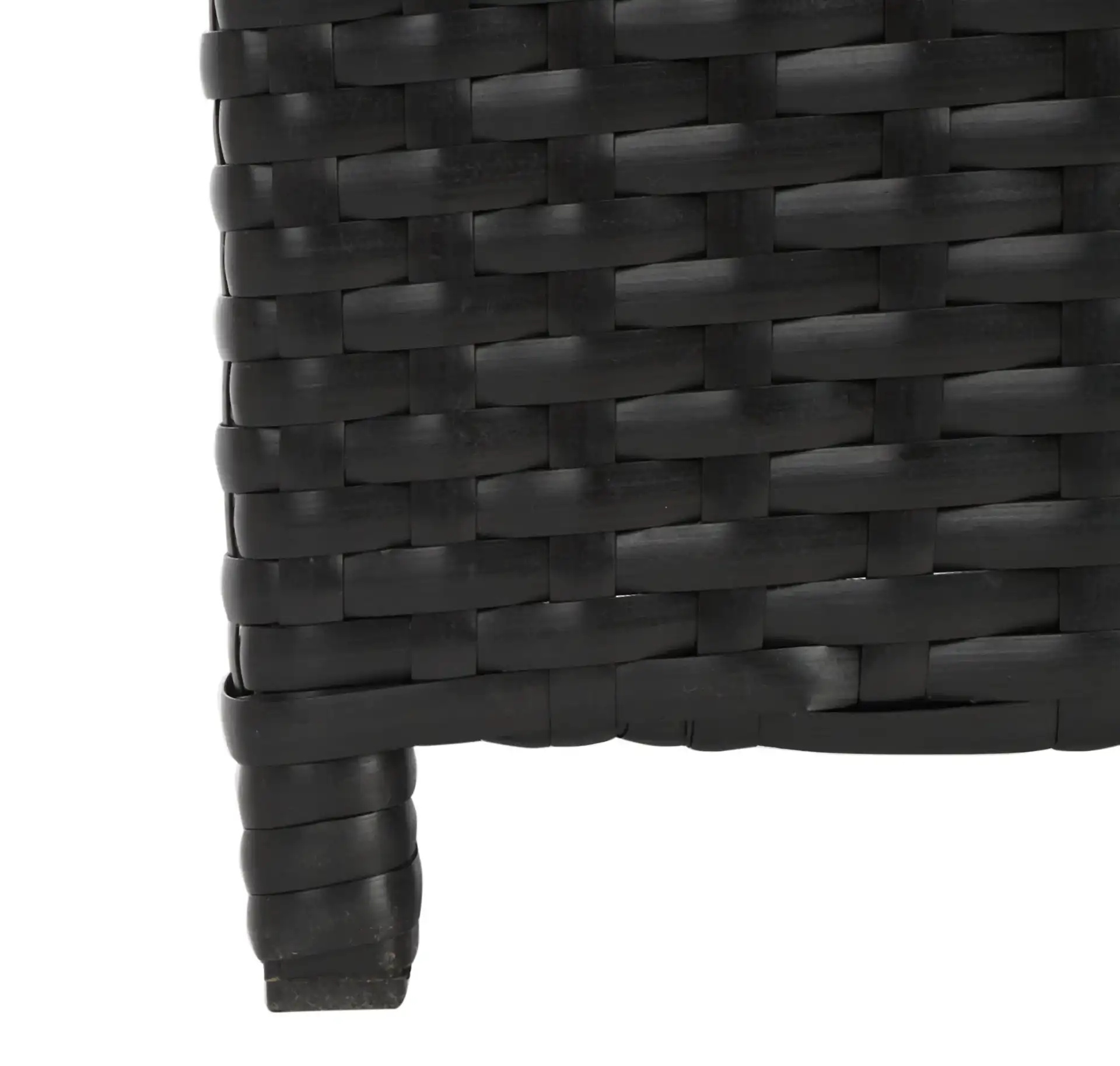 Mazeli Trash Bin in Black in a styled room