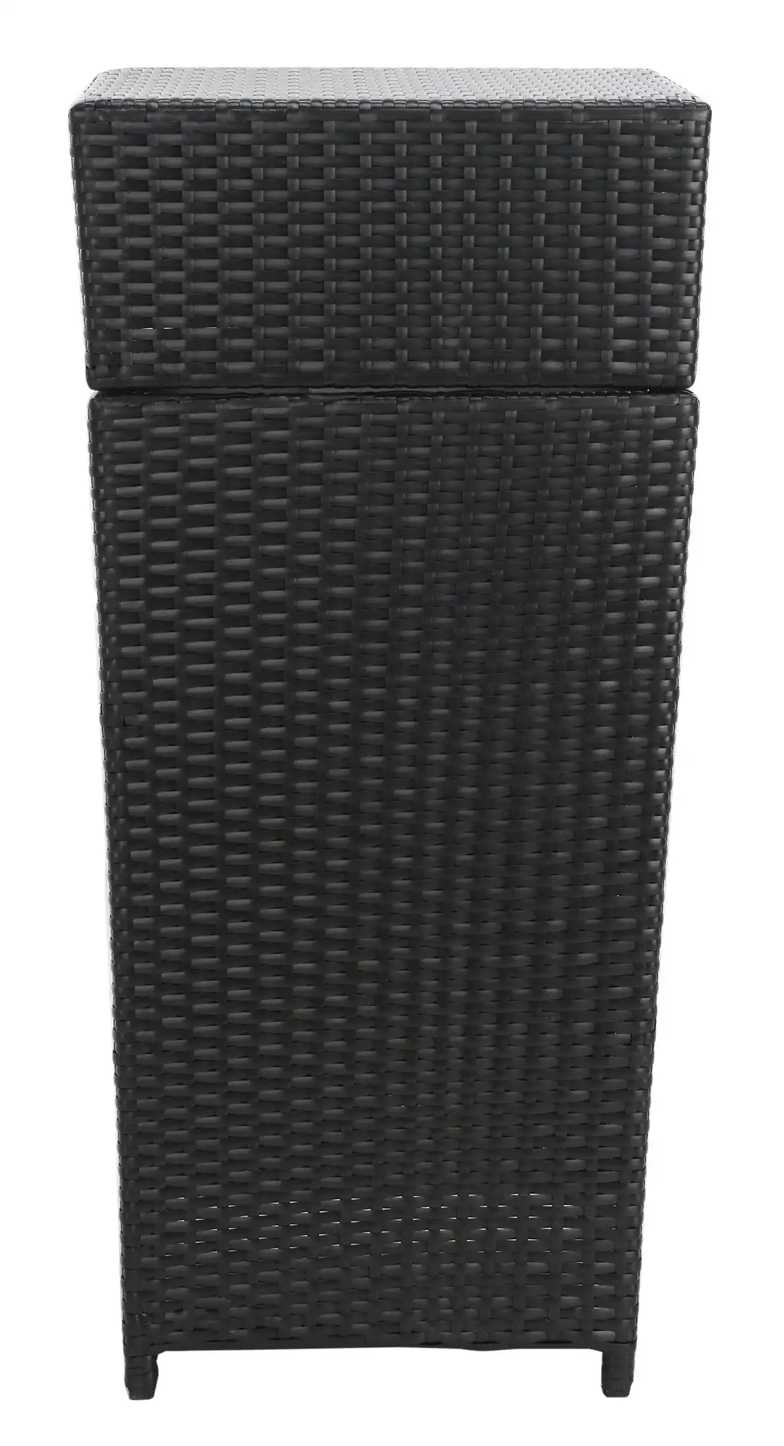 Mazeli Trash Bin in Black, detail view
