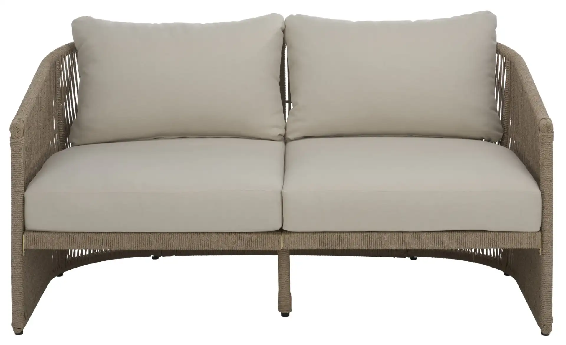 Gillian Loveseat in Heather Tan / Ivory
