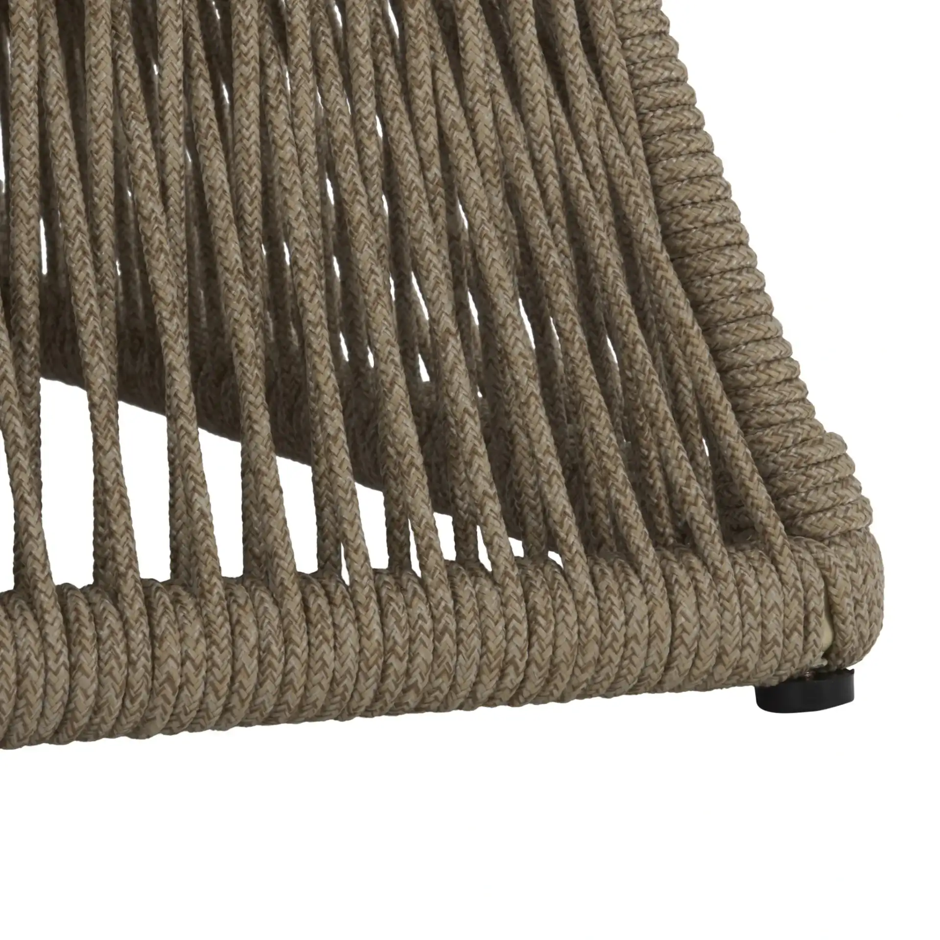 Gillian Rectangle Coffee Table in Heather Tan / Ivory, detail view