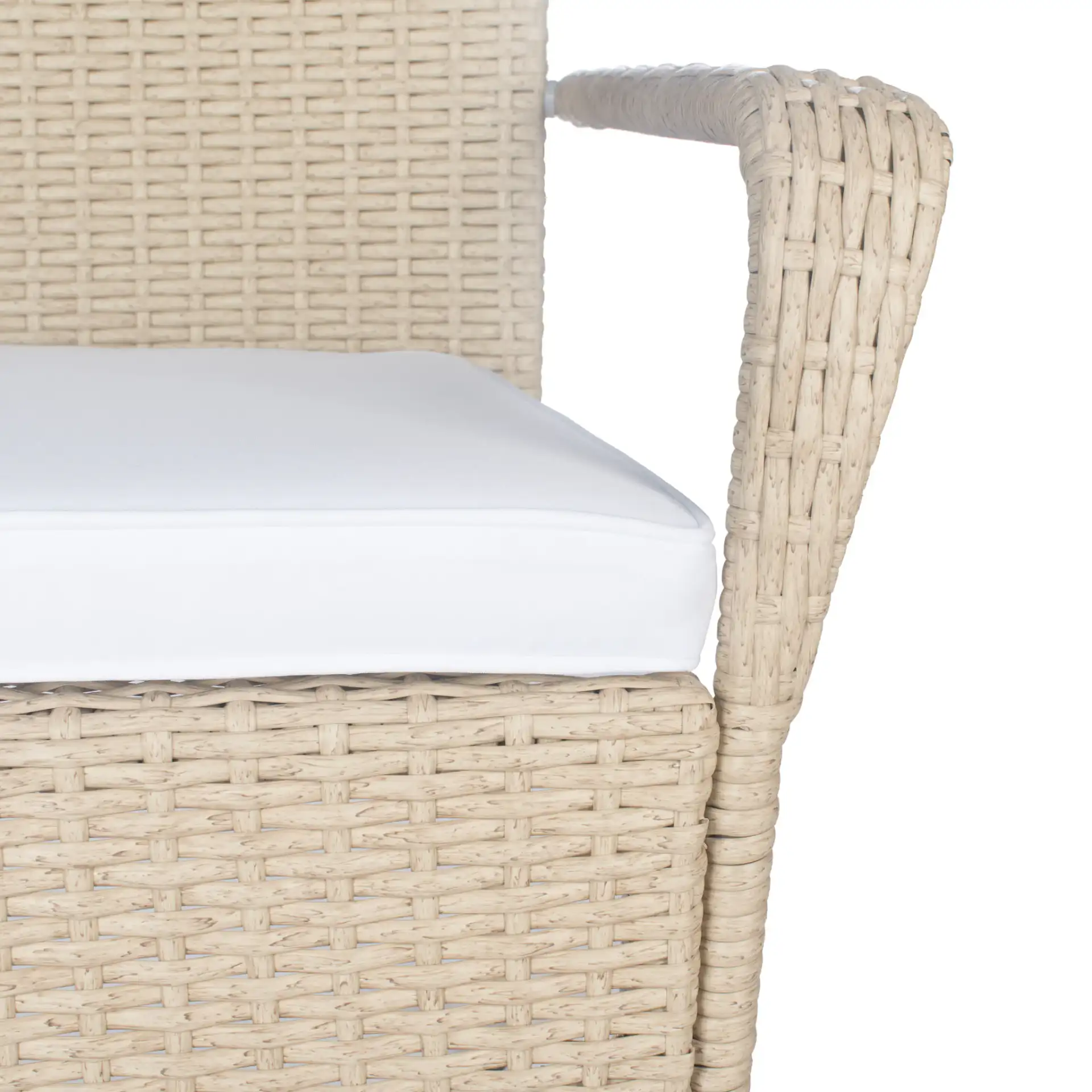 Laina Five-Piece Dining Set in Beige / White in a styled room