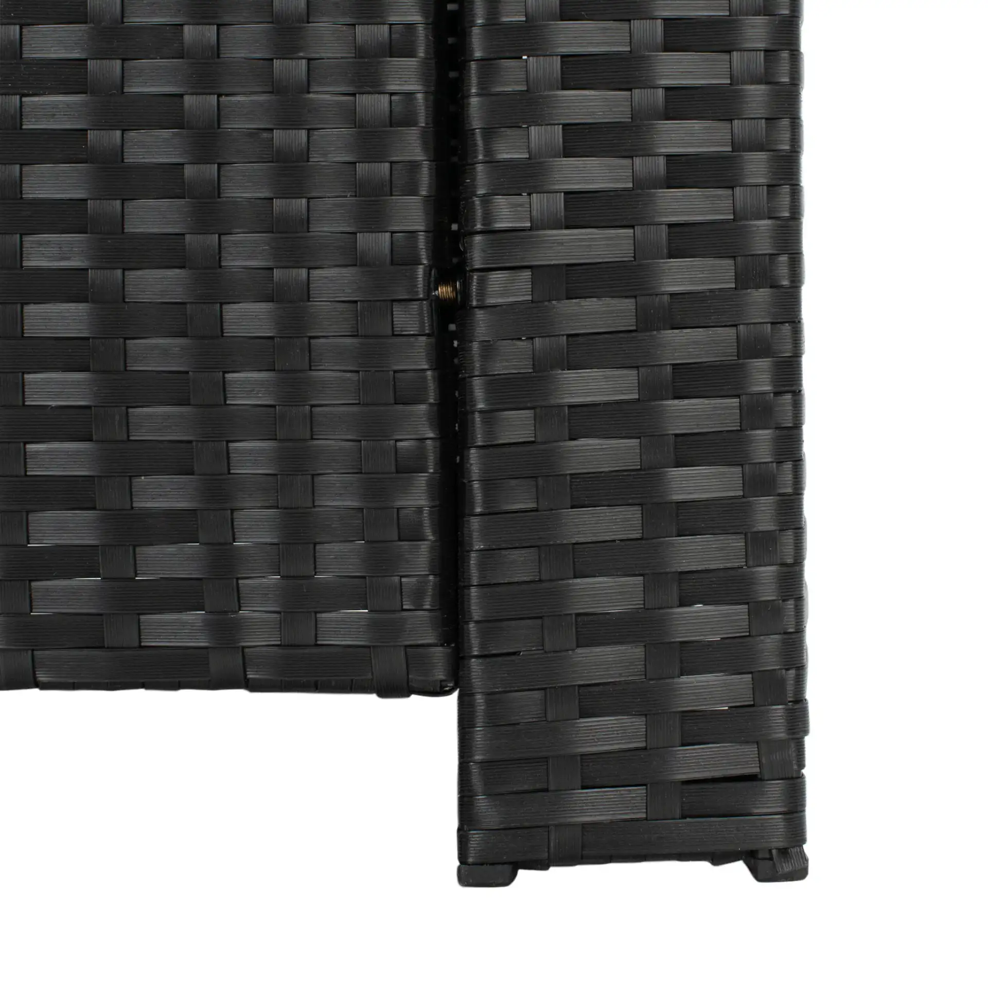 Miki Six-Piece Corner Set in Black / White in a styled room