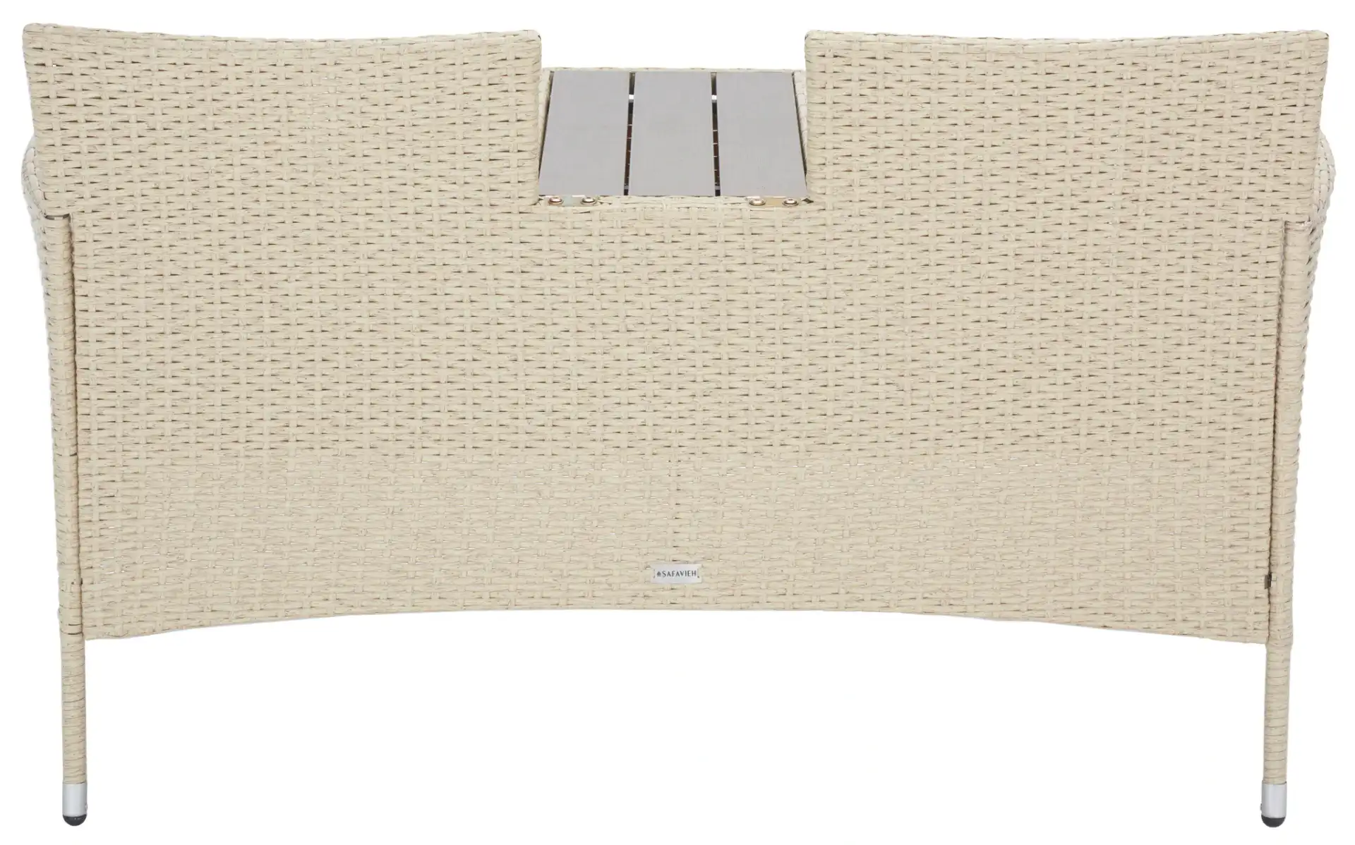 Viora Loveseat in Beige / White, detail view