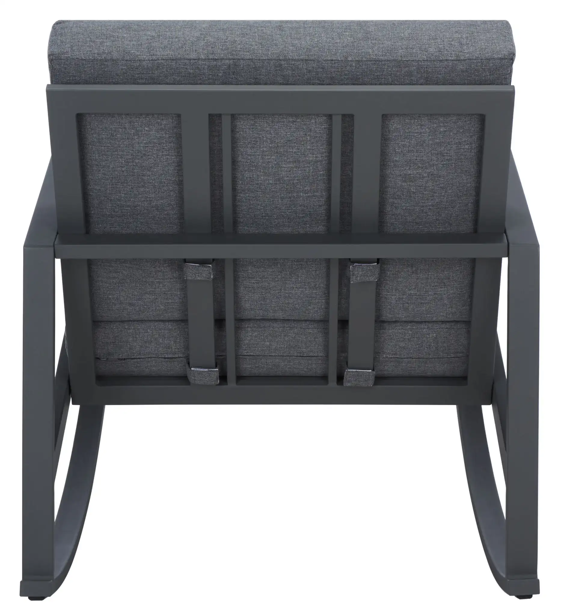 Cantor Rocking Chair in Gray, detail view