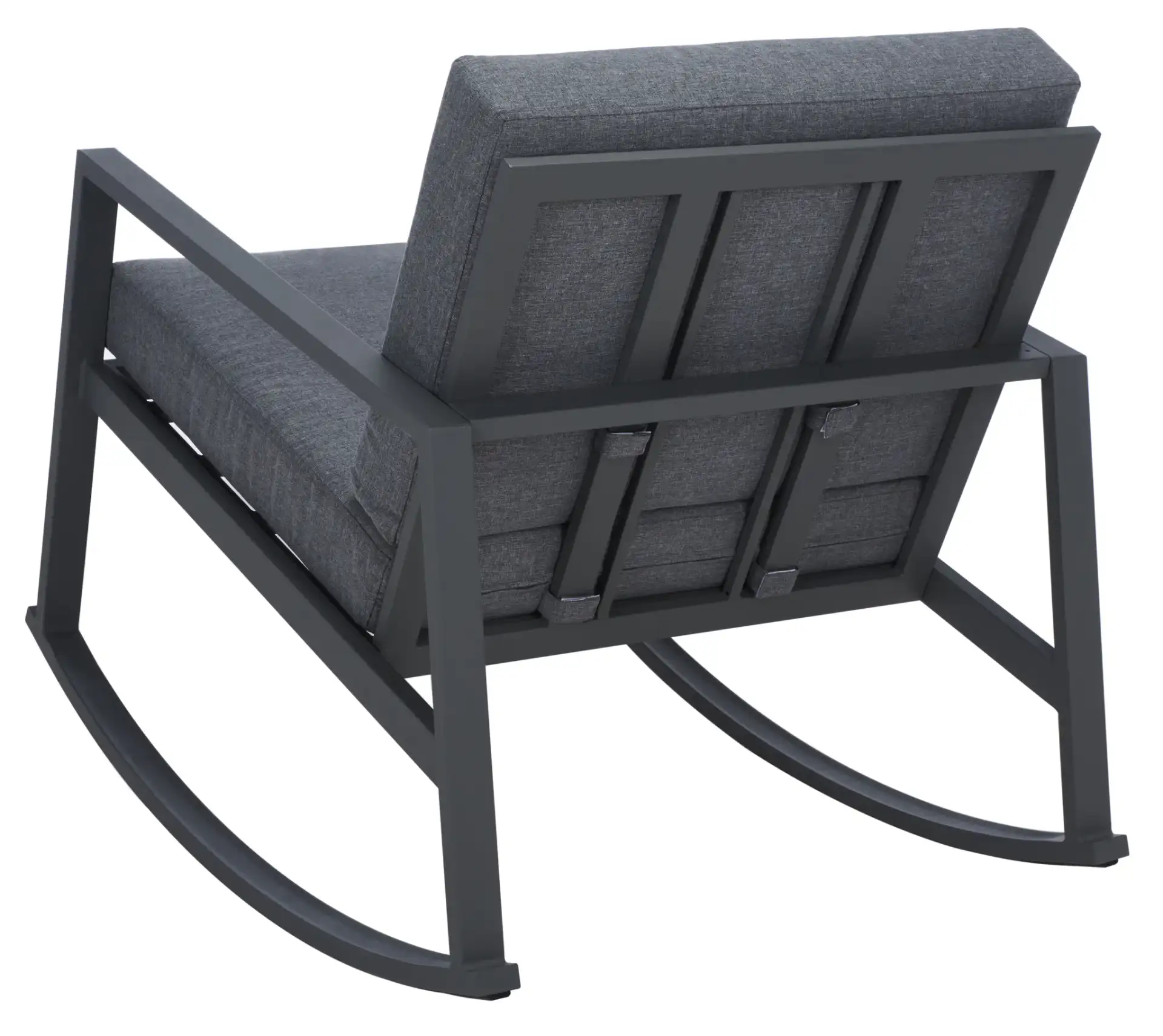 Cantor Rocking Chair in Gray, detail view